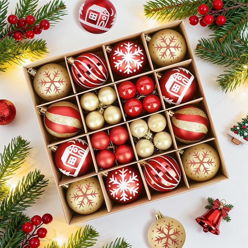 新品】 yazi クリスマス ボール オーナメント 北欧風 クリスマスボール