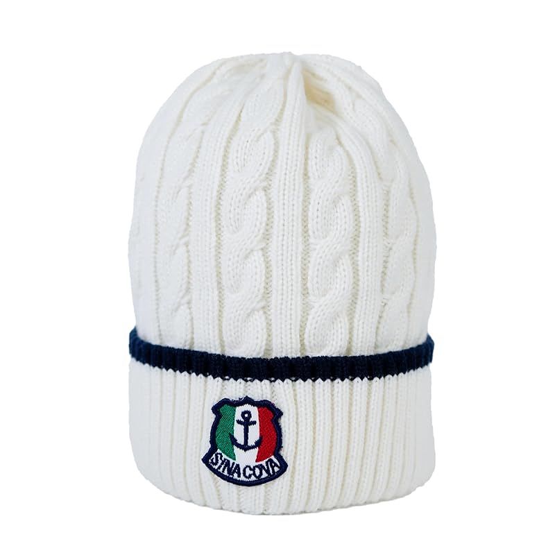 [シナコバ] ニットキャップ ワッチキャップ メンズ アクリル80% ナイロン15% 毛5% 頭回り58cm 23277740 (オフ) F 1