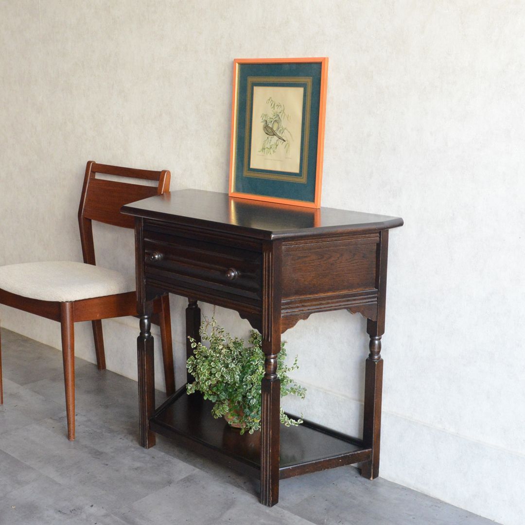 イギリスヴィンテージ コンソール サイドテーブル テーブル 花台 飾棚 イギリスヴィンテージ コンソール サイドテーブル テーブル 花台 飾棚