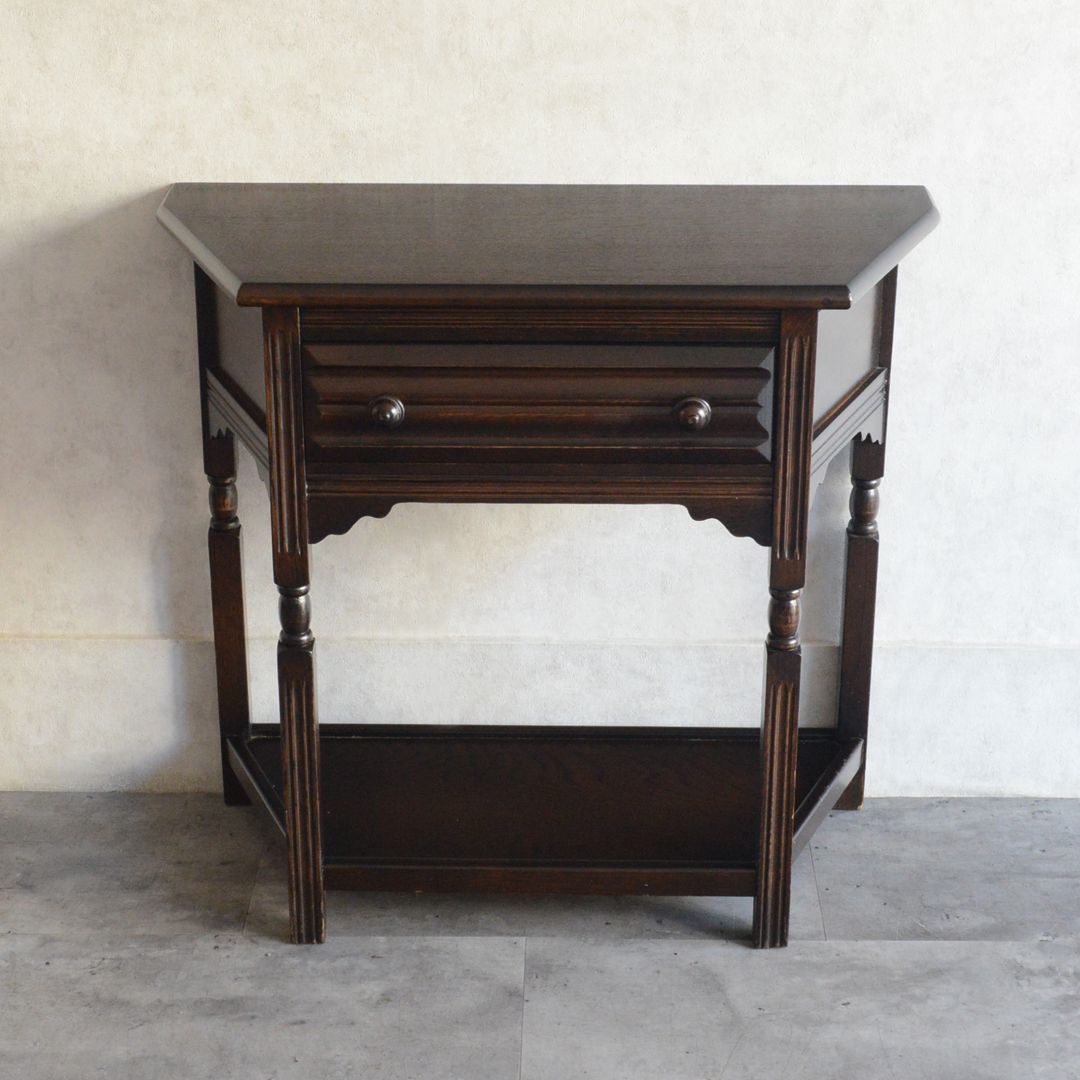 イギリスヴィンテージ コンソール サイドテーブル テーブル 花台 飾棚 イギリスヴィンテージ コンソール サイドテーブル テーブル 花台 飾棚