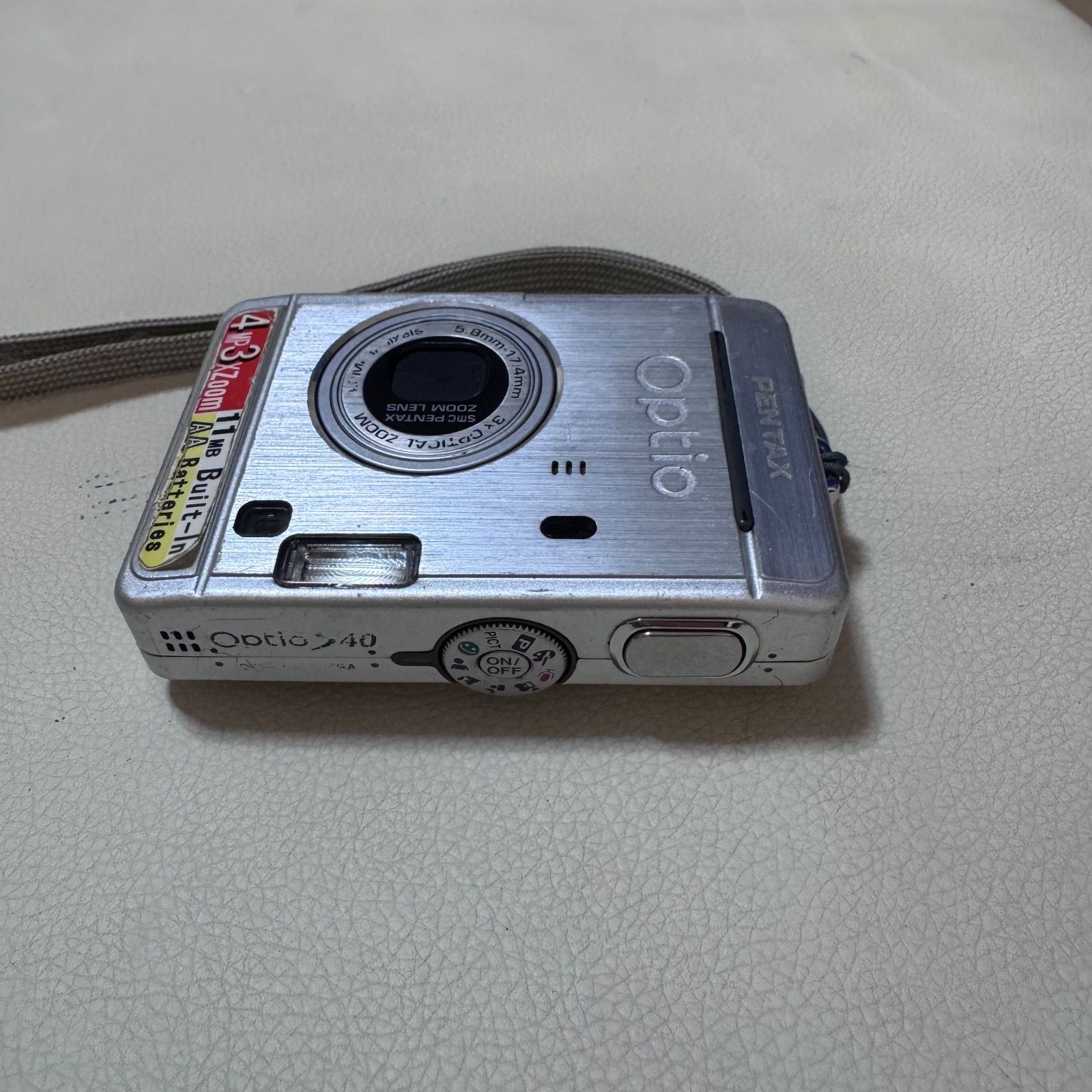 PENTAX ペンタックス Optio S40 コンパクトデジタルカメラ 動作確認済