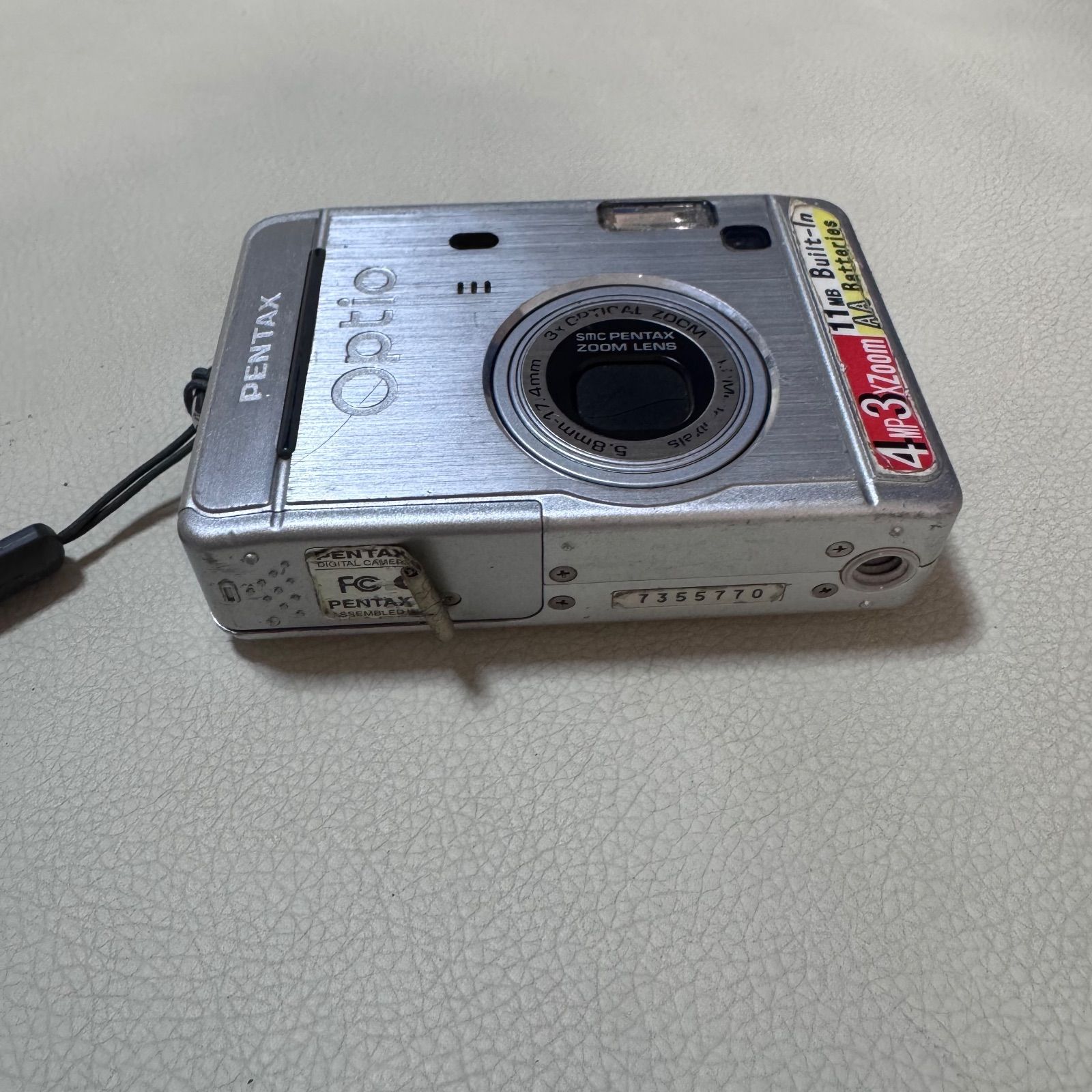 PENTAX ペンタックス Optio S40 コンパクトデジタルカメラ 動作確認済