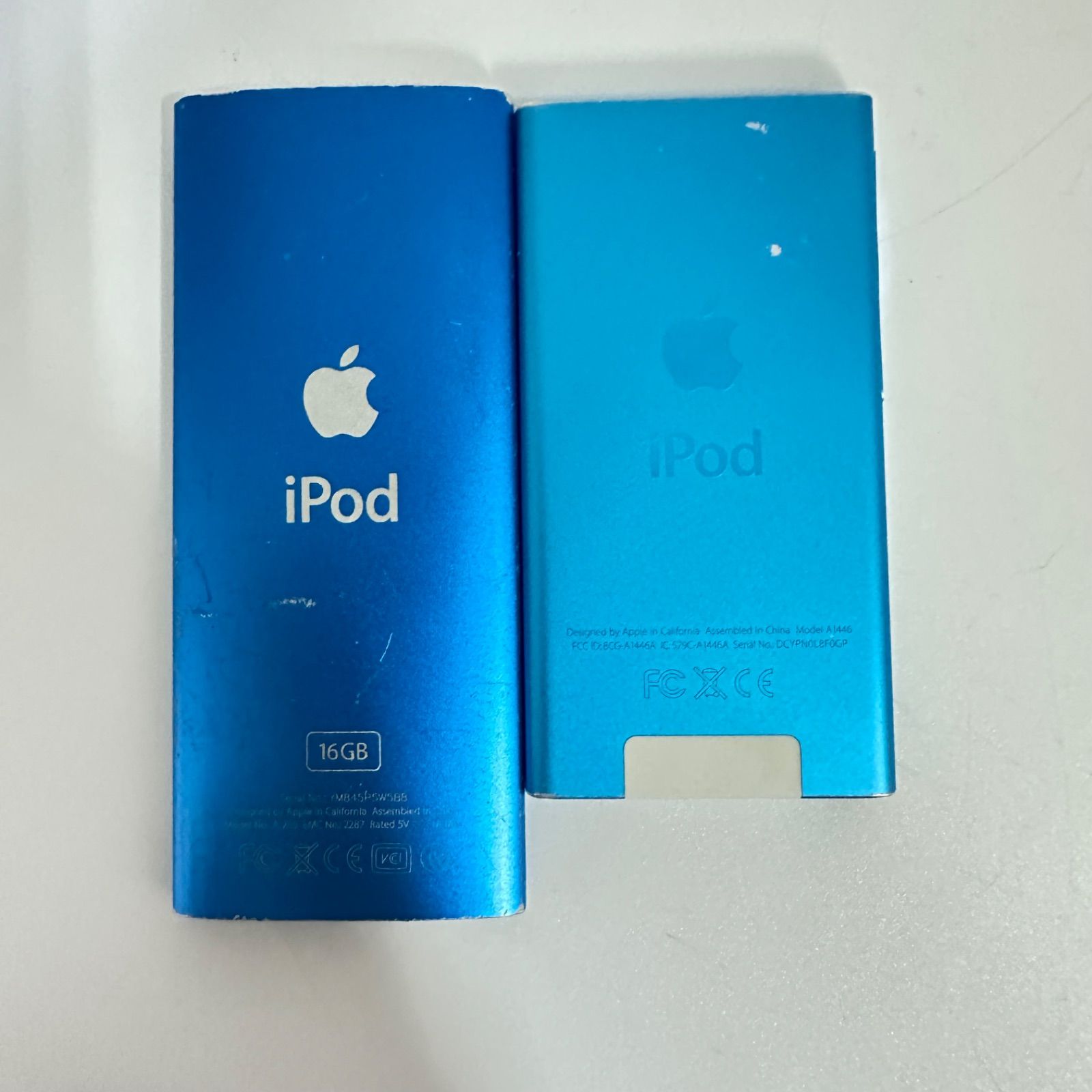 ジャンク6台 iPod nano A1446/A1320/A1285 まとめ売り Apple iPod nano A1446 第7世代 iPod nano A1285 第4世代 ブルー