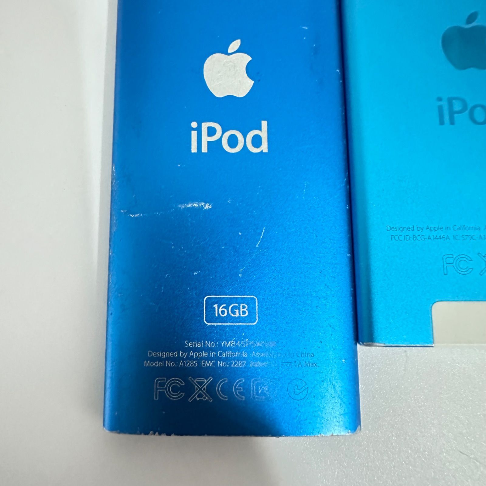 Apple iPod nano A1446 第7世代 iPod nano A1285 第4世代 ブルー