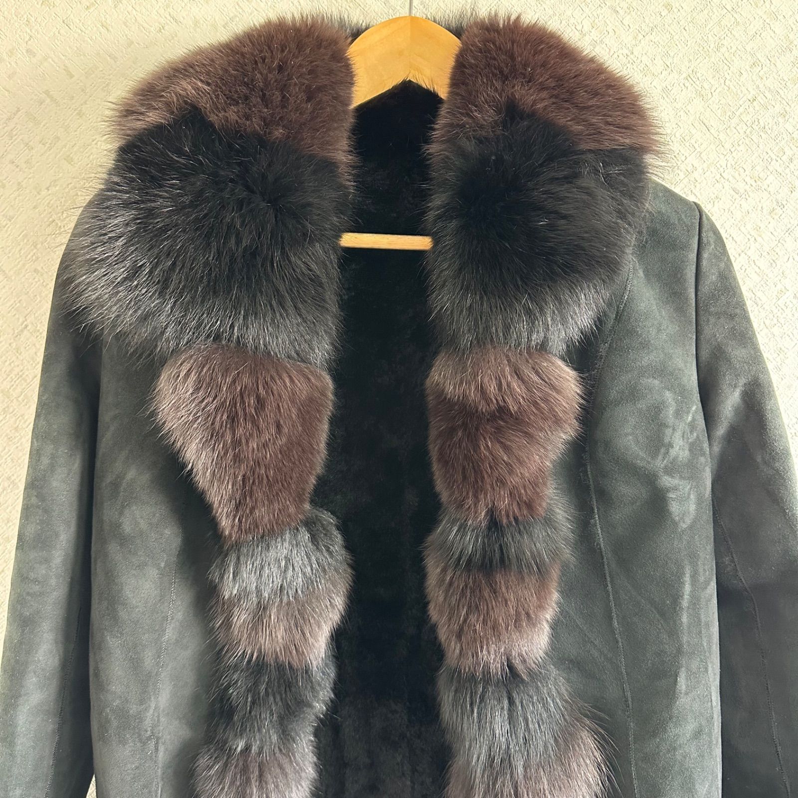 Z1618【美品】KRYDDERIクリュドリィ リアルムートンジャケット