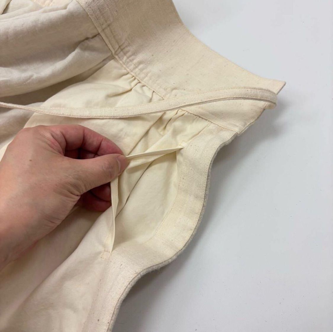 えみおわす シルク x ウール ラップ スカート 巻き SKIRT サイズ FREE