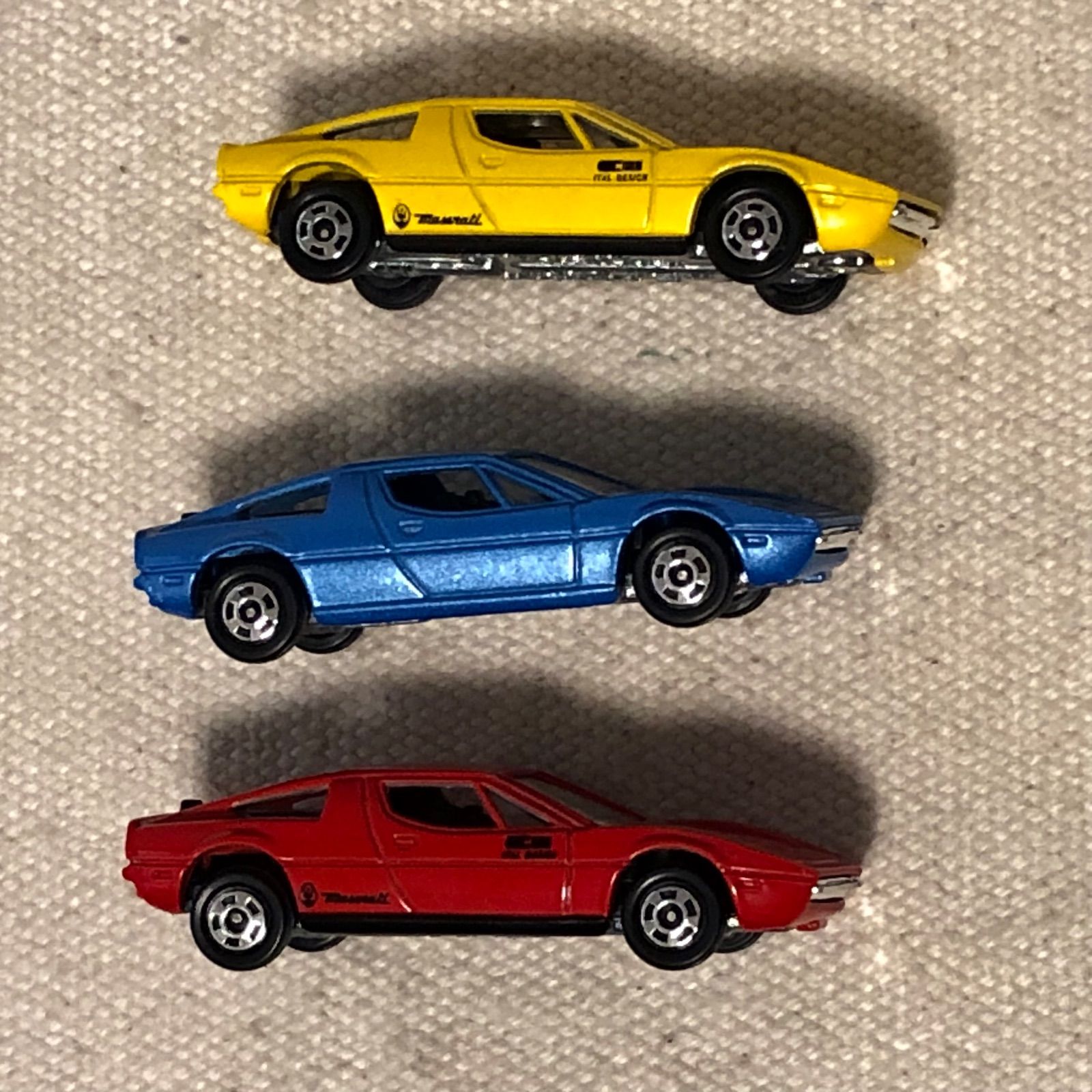 トミカ マセラティ メラク SS 3台セット 日本製ミニカー TOMICA NO.F45
