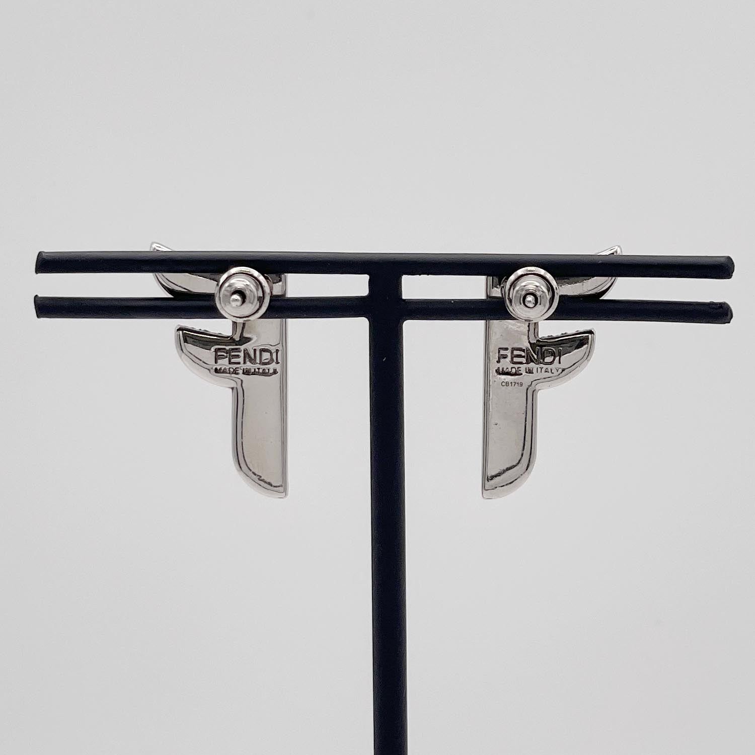 FENDI フェンディ FFロゴ ラインストーン ピアス - メルカリ