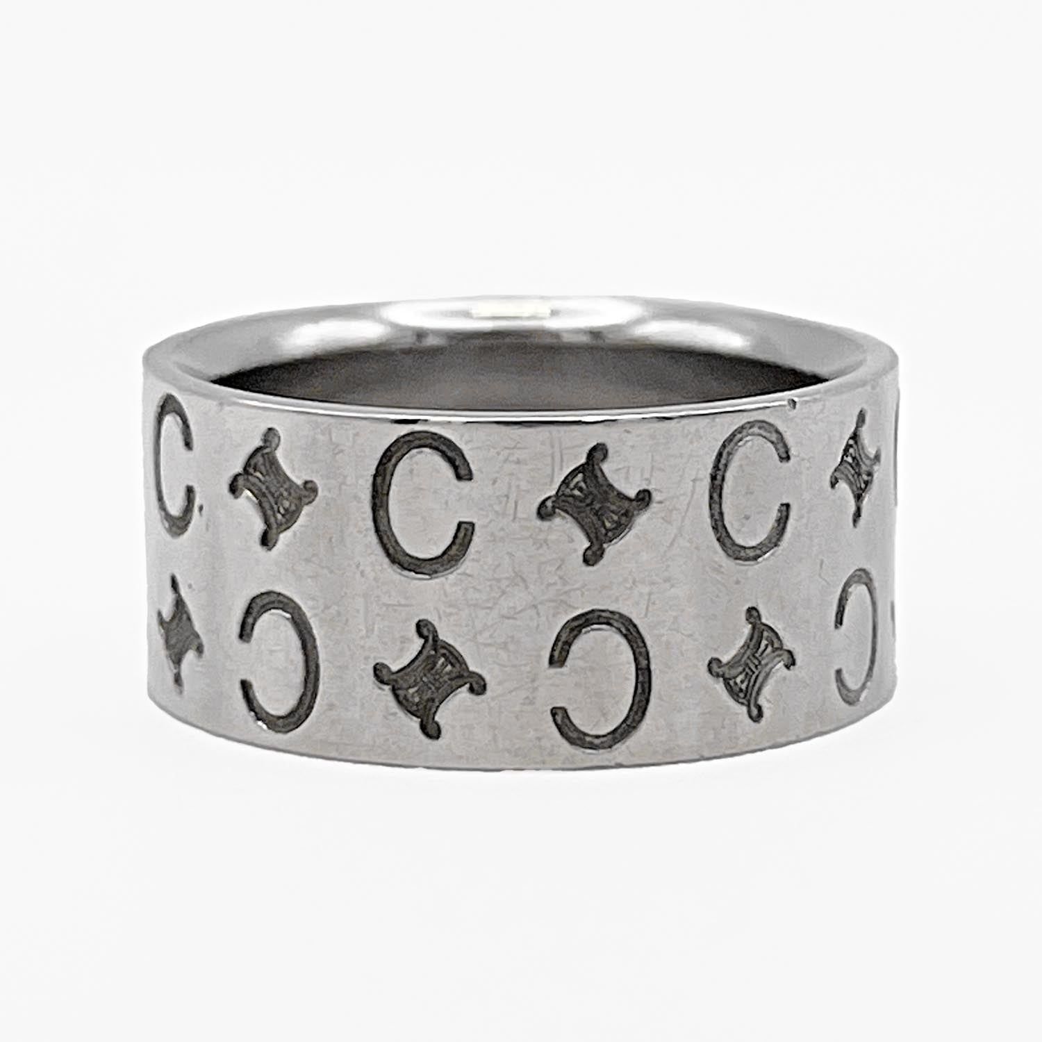 CELINE セリーヌ 11.5号 マカダム リング SILVER - メルカリ