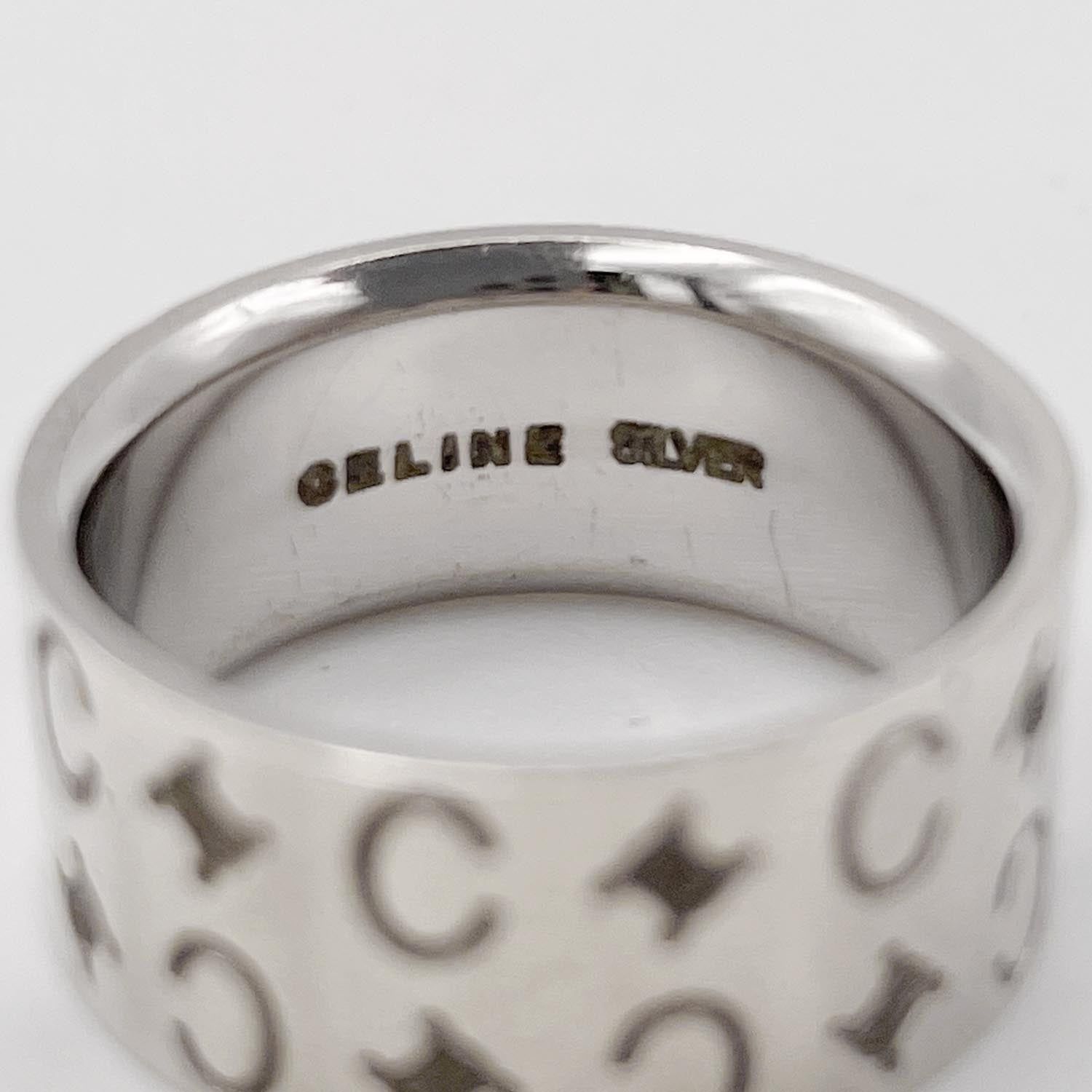 CELINE セリーヌ 11.5号 マカダム リング SILVER - メルカリ