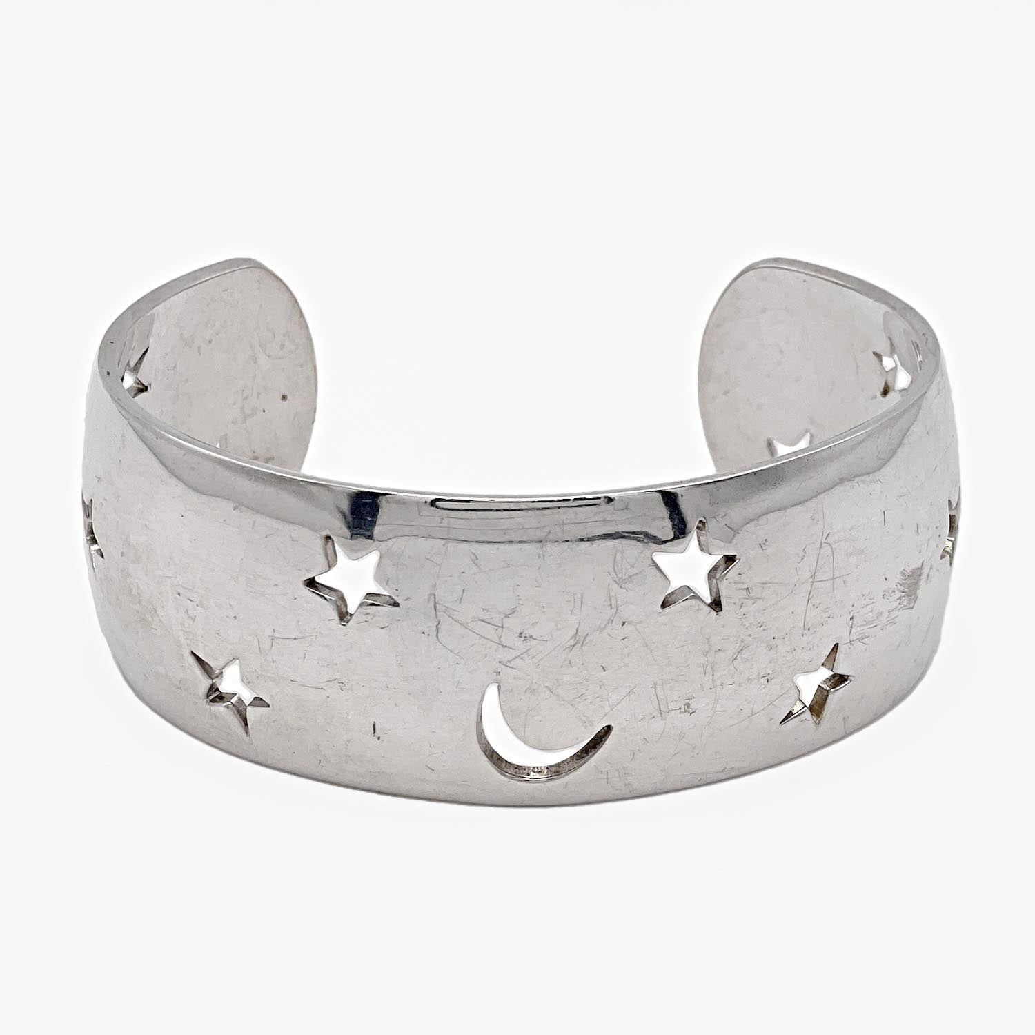 HERMES エルメス ムーンスター 925 バングル ヴィンテージ 刻印あり