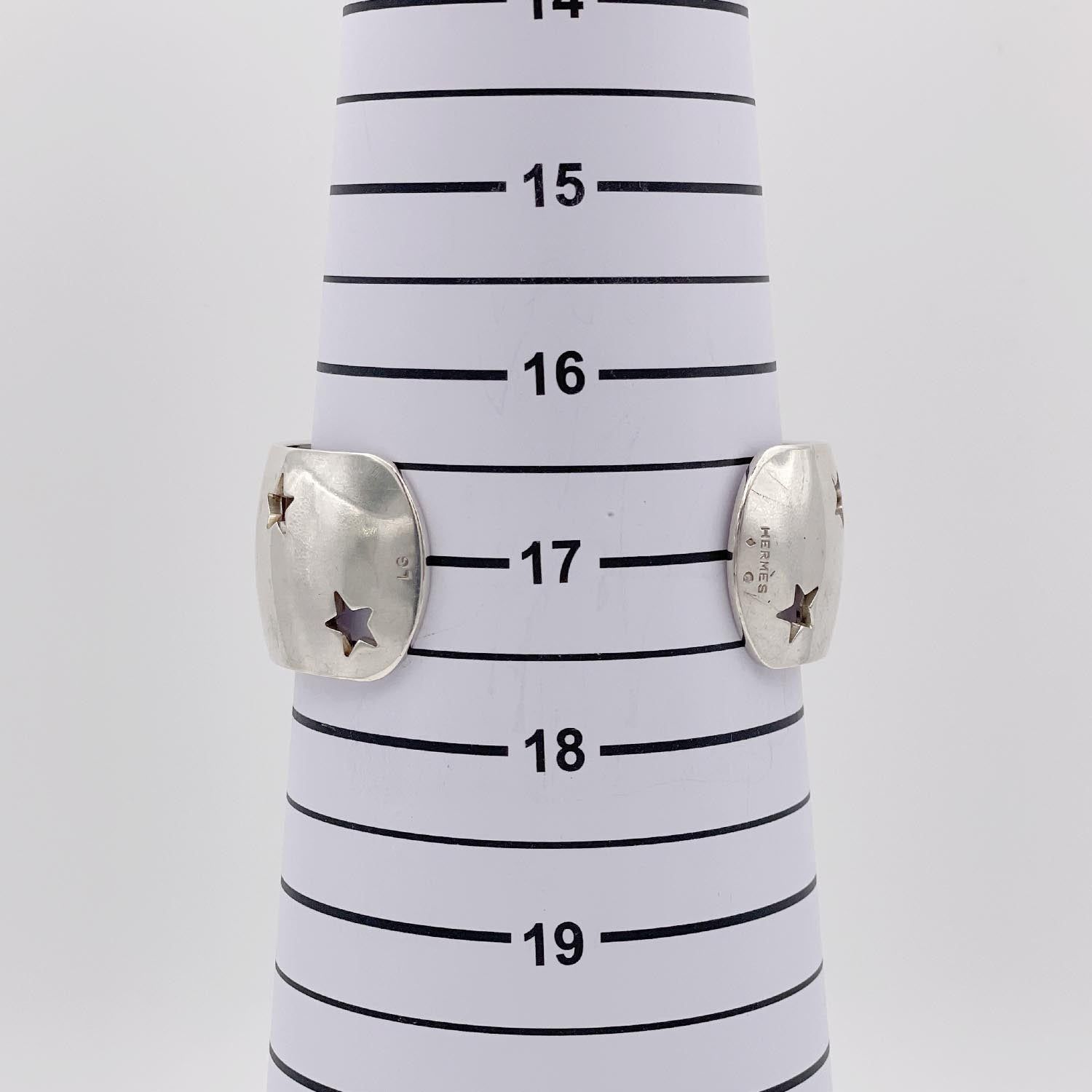 HERMES エルメス ムーンスター 925 バングル ヴィンテージ 刻印あり