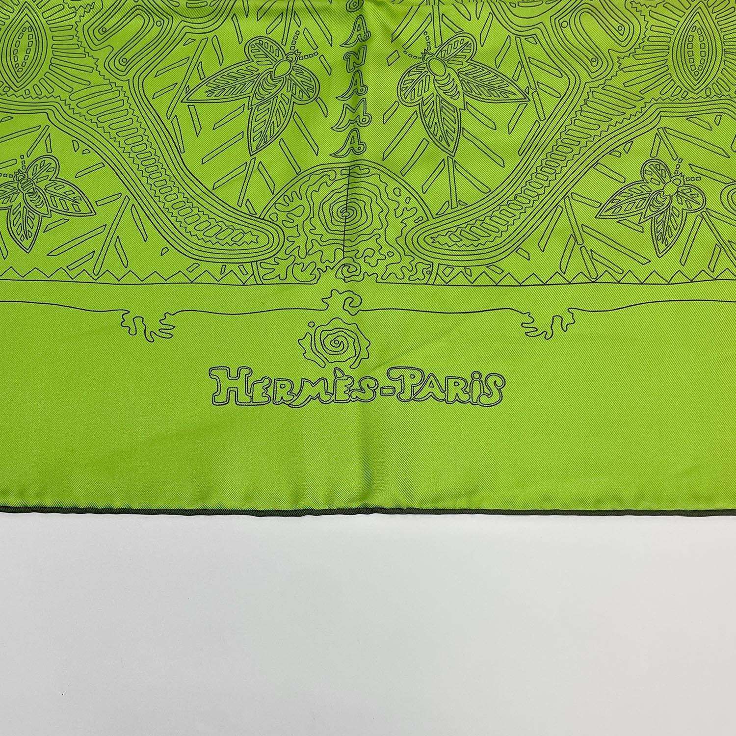 HERMES エルメス カレ90 スカーフ LEGENDE KUNA パナマのクナ族の伝説