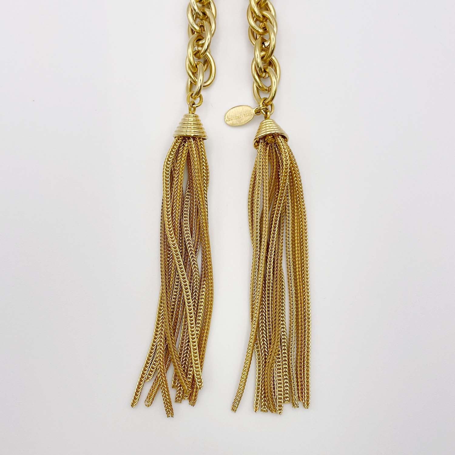 VALENTINO ヴァレンティノ チェーンベルト 公式 ネックレス タッセル