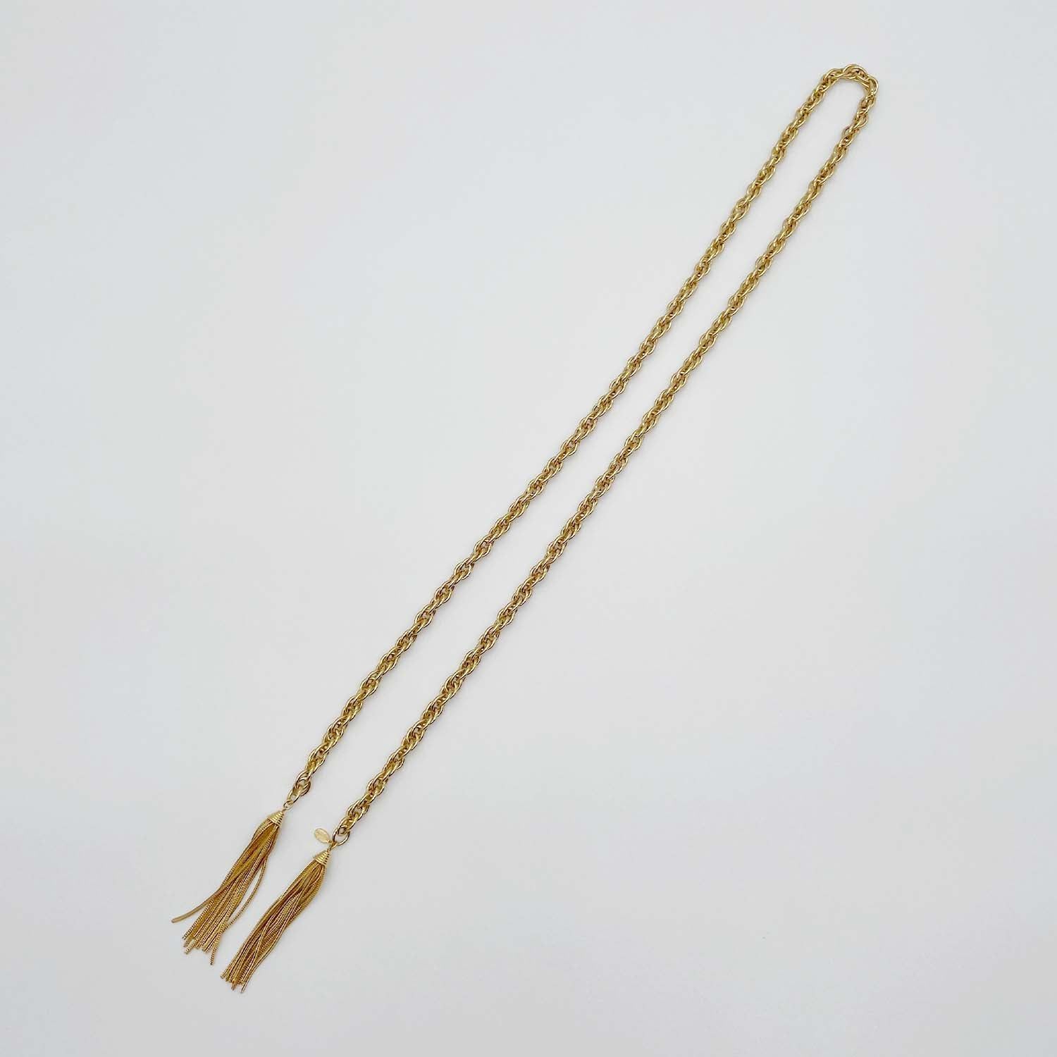 VALENTINO ヴァレンティノ チェーンベルト 公式 ネックレス タッセル