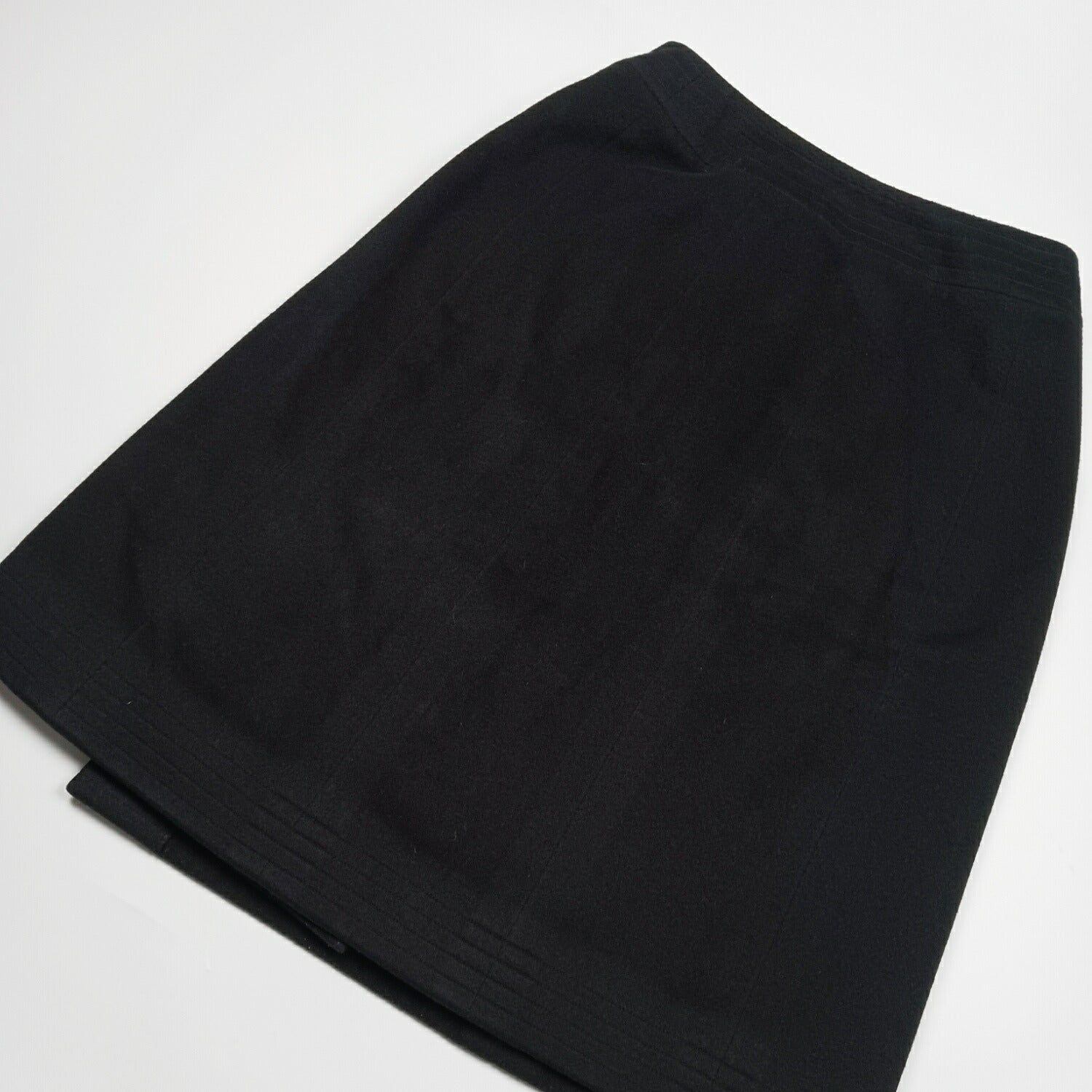 CHANEL シャネル ラップスカート カシミヤ100％ ブラック 36 - メルカリ