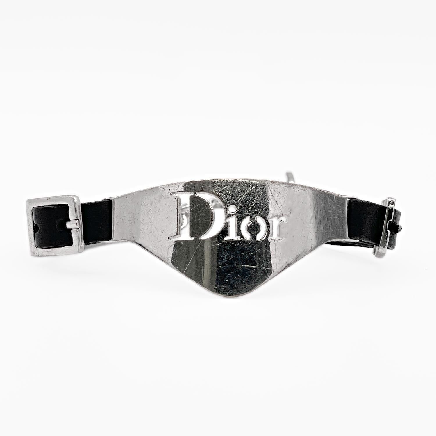 Dior ディオール ブレスレット ロゴ レザー 【公式通販】