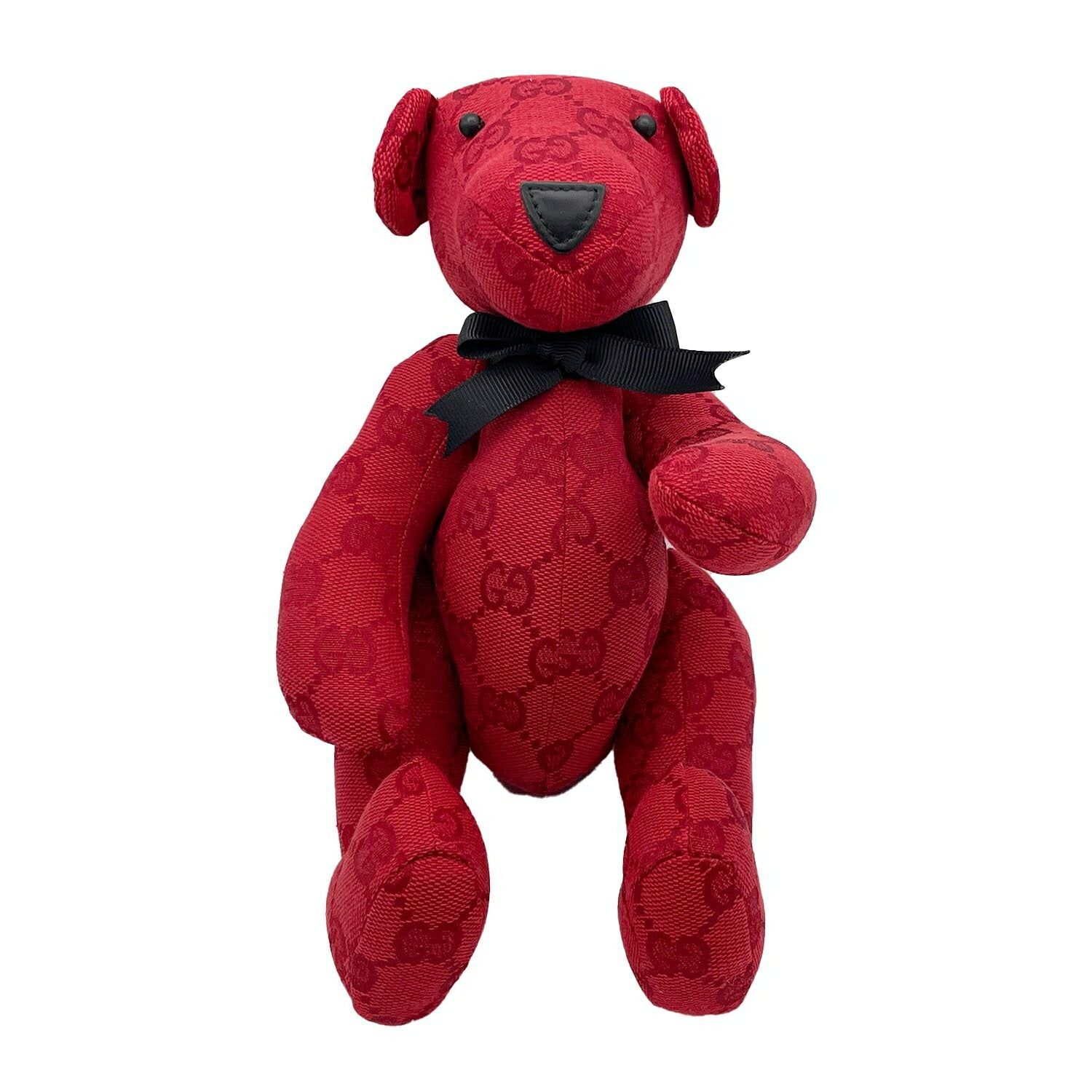 【新品・未使用】GUCCI グッチ テディベア ブランケット グリーン レッド GUCCI グッチ テディベア GG ぬいぐるみ 置き物 キャンバス - メルカリ