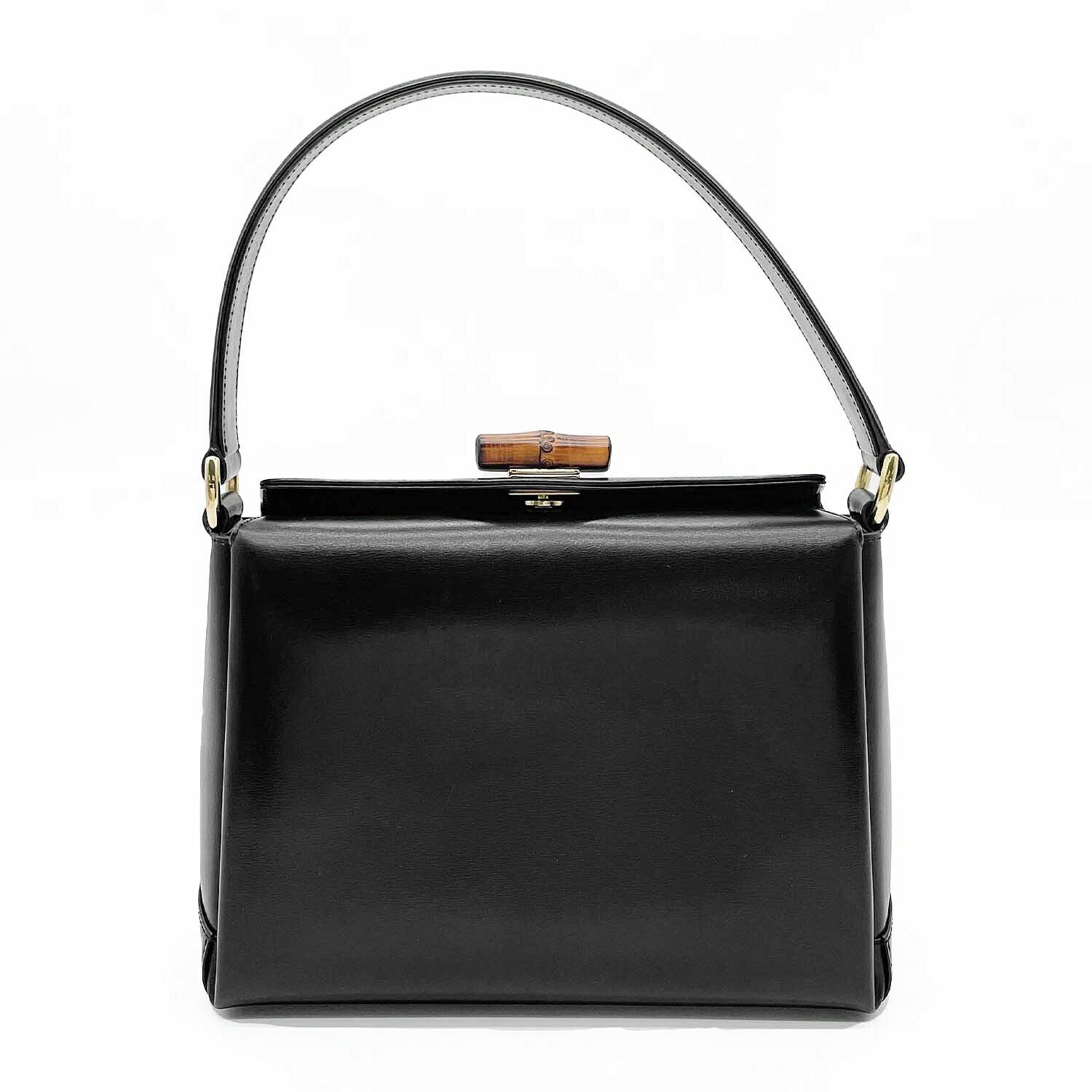 美品 稀少 ヴィンテージ オールド グッチ バンブー ハンドバッグ ターンロック GUCCI グッチ バンブー ターンロック ハンドバッグ オールド