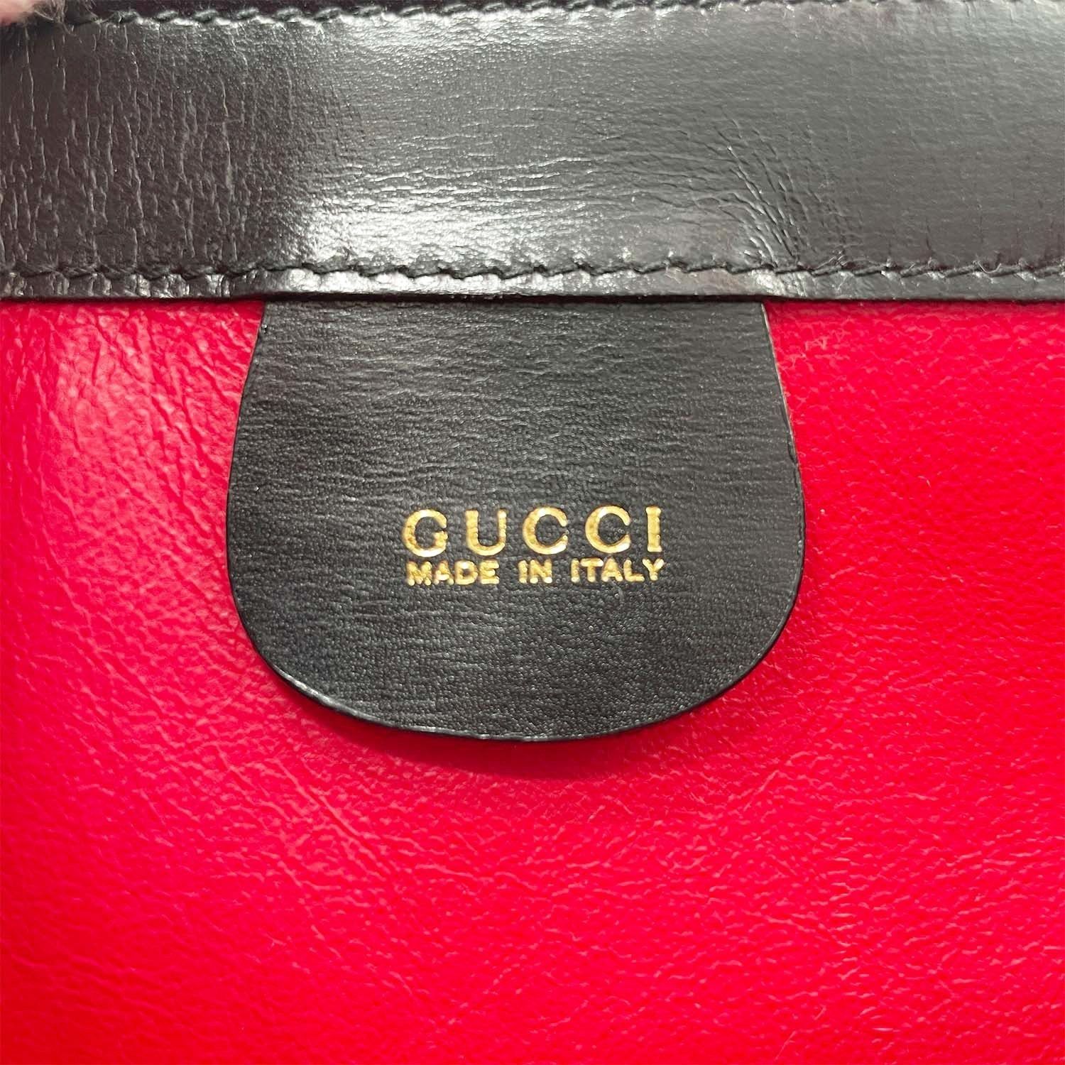GUCCI グッチ バンブー ターンロック ハンドバッグ オールド