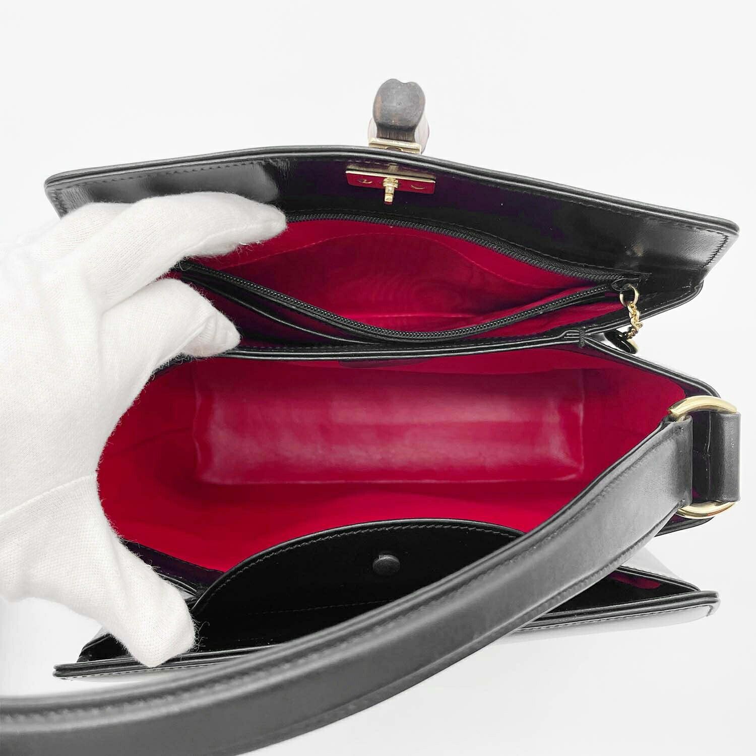 美品 稀少 ヴィンテージ オールド グッチ バンブー ハンドバッグ ターンロック GUCCI グッチ バンブー ターンロック ハンドバッグ オールド