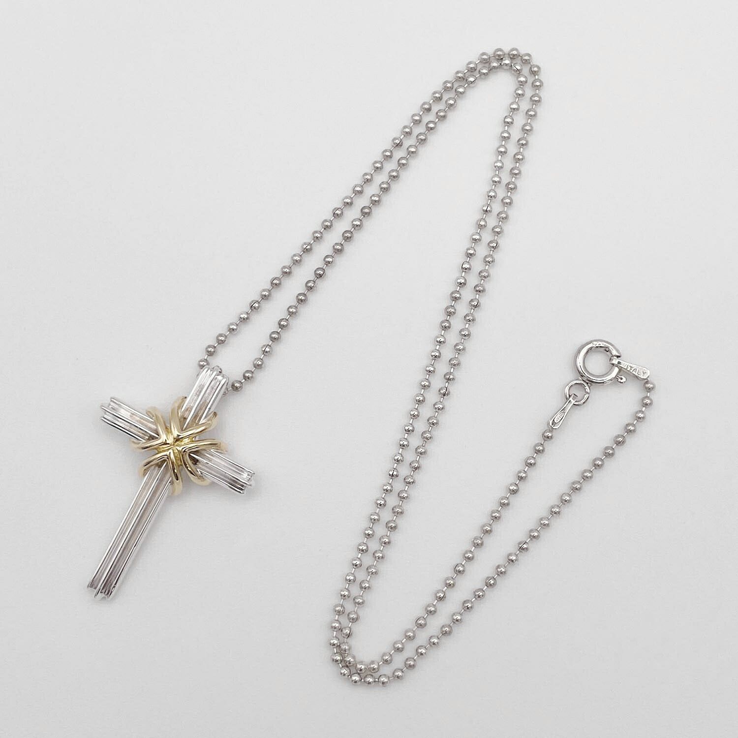 Tiffany&Co. ティファニー シグネチャークロス ネックレス 社外