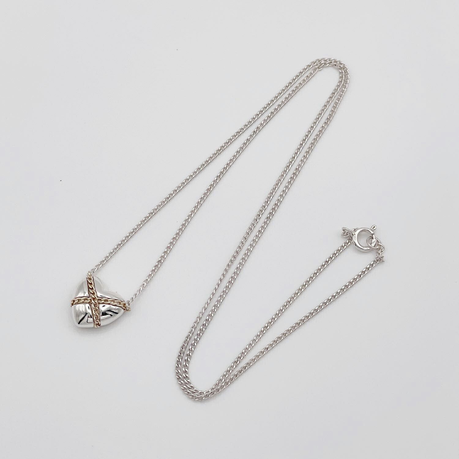 Tiffany&Co. ティファニー クロスハート ネックレス 925 750 新品仕上