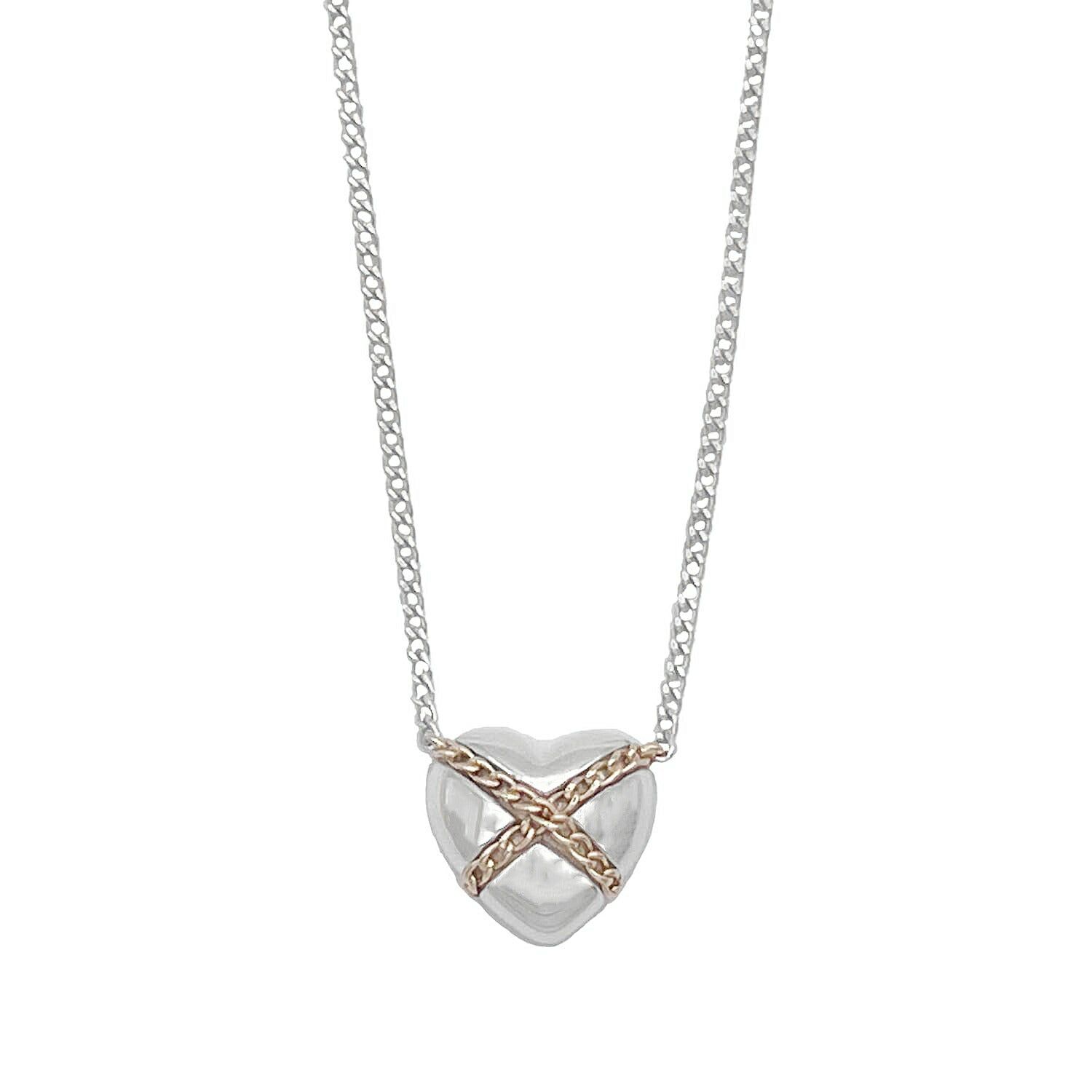 Tiffany&Co. ティファニー クロスハート ネックレス 925 750 新品仕上