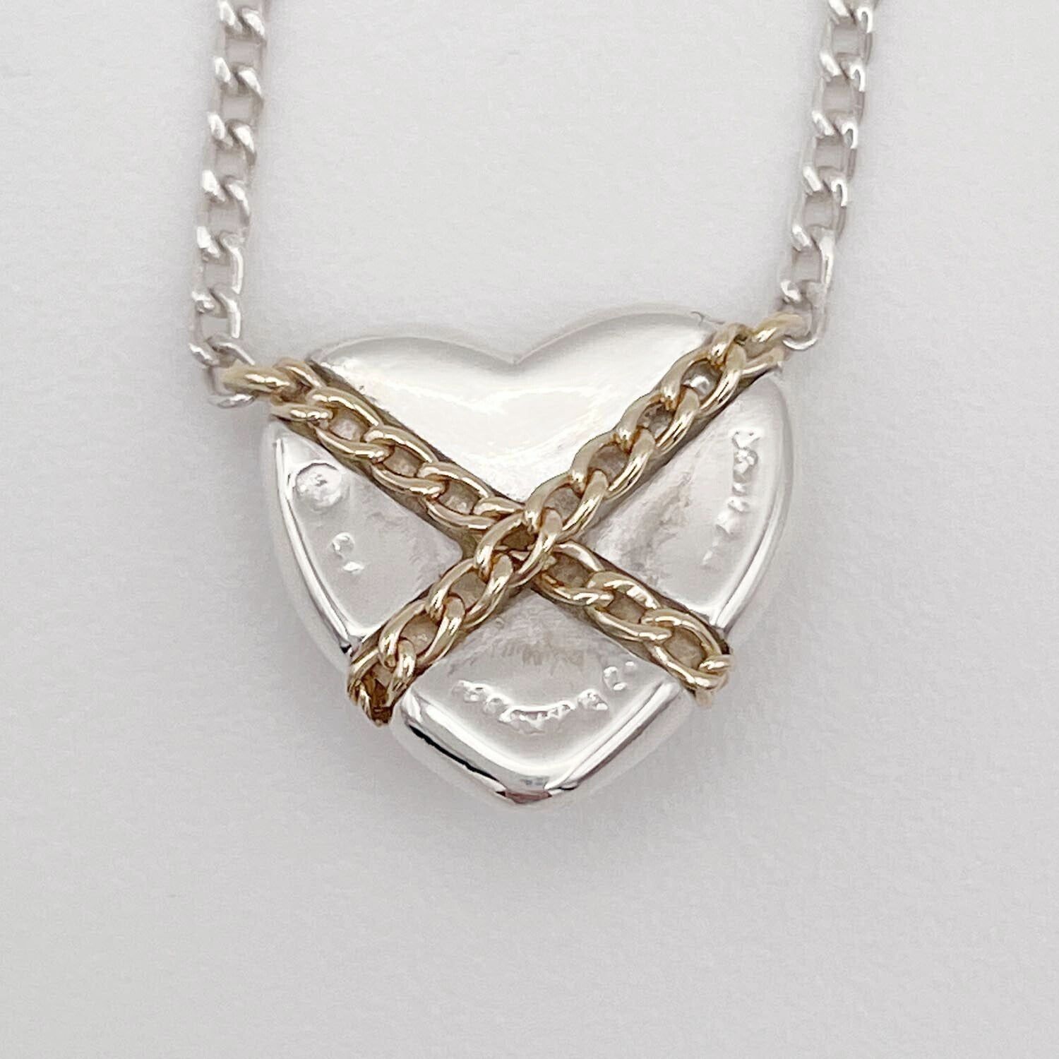 Tiffany&Co. ティファニー クロスハート ネックレス 925 750 新品仕上
