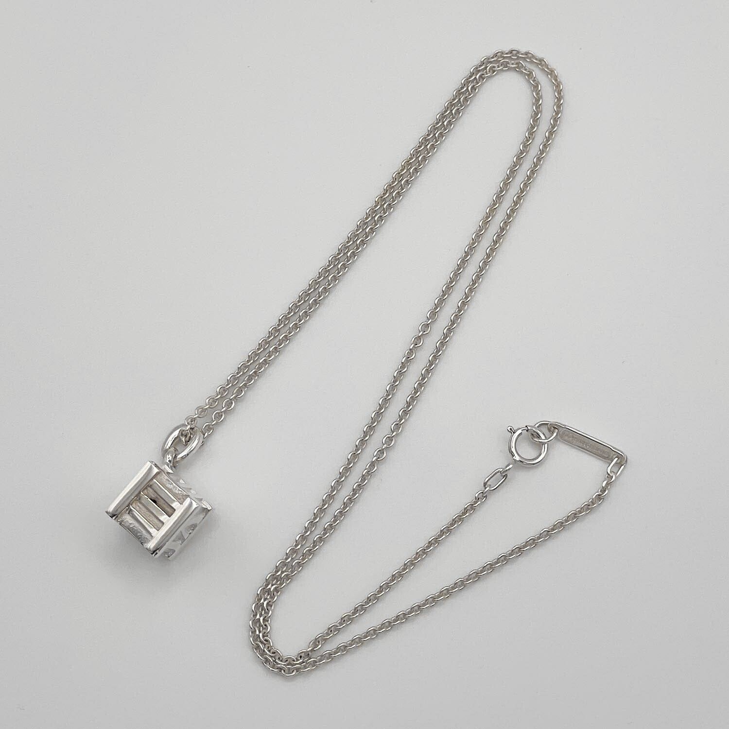 Tiffany&Co. ティファニー アトラス キューブ ネックレス SV925 5.1g