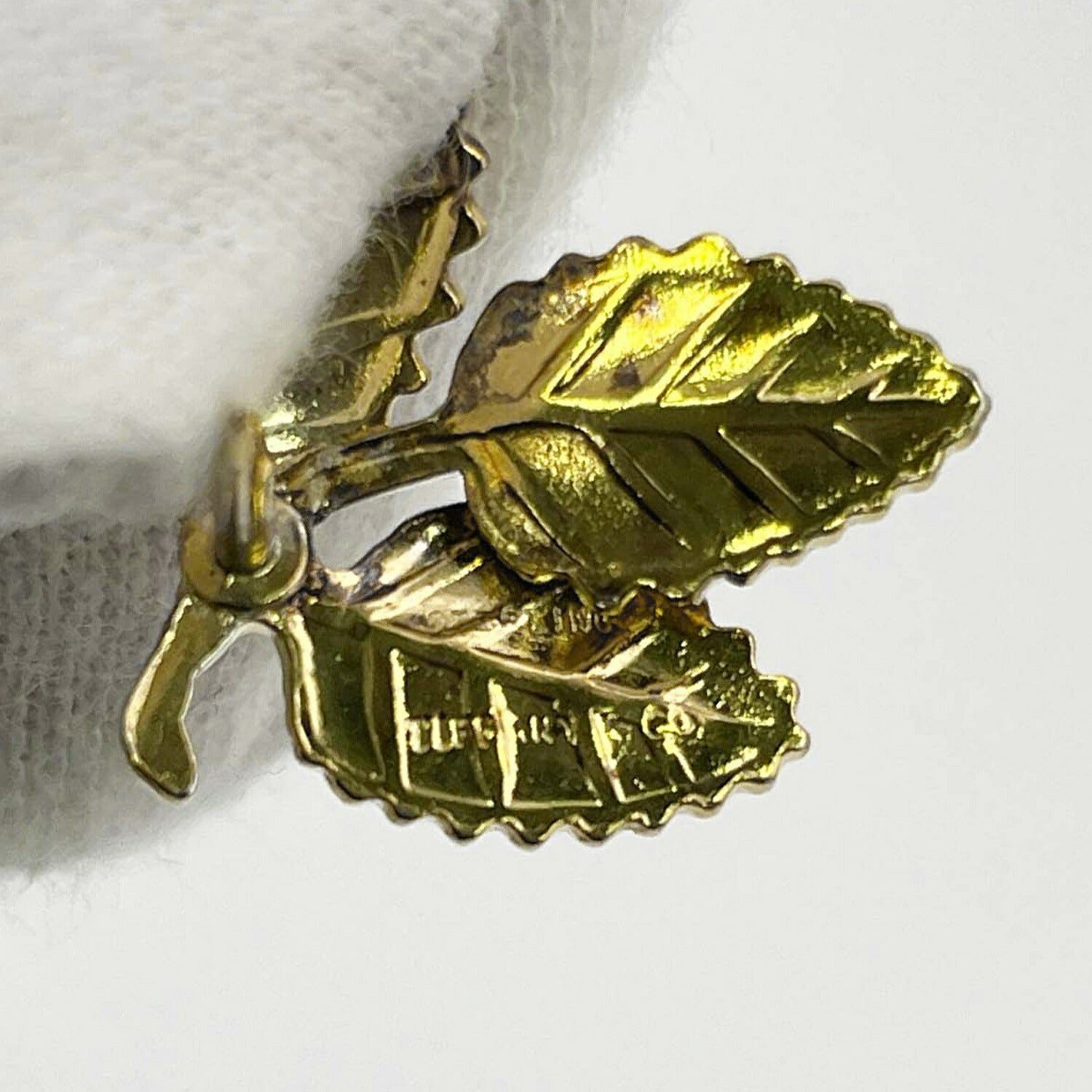 【希少】ヴィンテージ ティファニー リンクチェーンブローチ ピンバッジ Tiffany&Co. ティファニー ピンブローチ リーフ バッジ STERLING