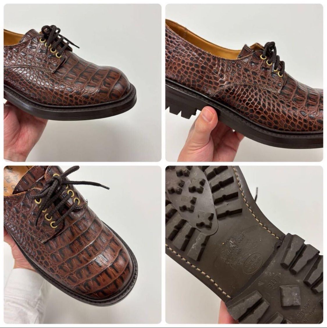 再値下! quilp クイルプ　エナメルレザーシューズ　トリッカーズ Quilp by Tricker's【クイルプ バイ トリッカーズ】Oxford Boots