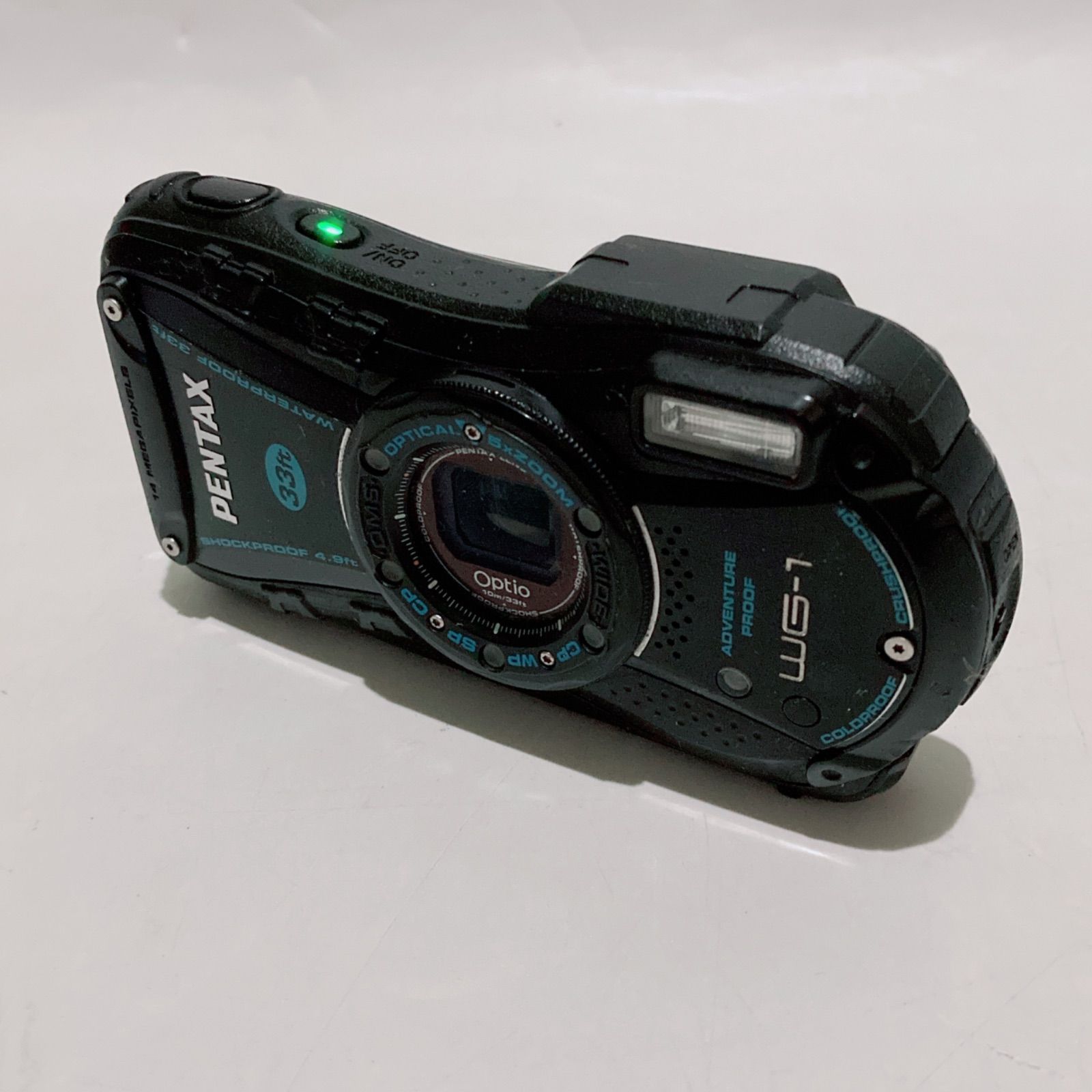 PENTAX Optio WG-1 防水 耐衝撃 耐寒 SDカードリーダーでスマホ転送も