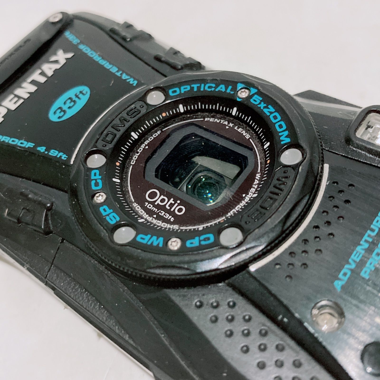 PENTAX Optio WG-1 防水 耐衝撃 耐寒 SDカードリーダーでスマホ転送も