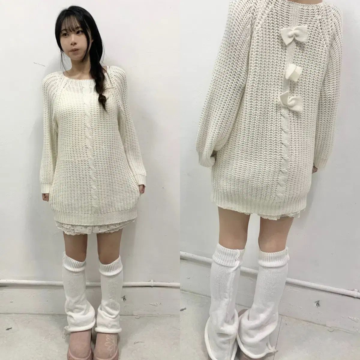 LIZLISA ギンガムニットカットアウトワンピース ギンガムニットカットアウトワンピース ｜ LIZ LISA（リズリサ）公式