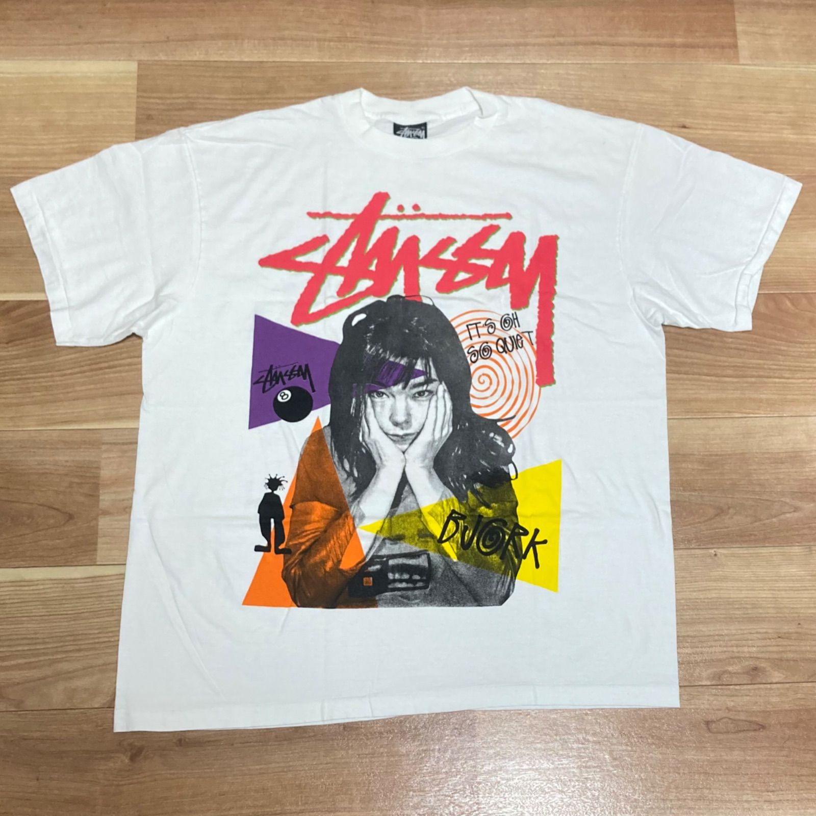 未着用美品 STUSSY Tシャツ BJORK ビョーク シャドウマン ステューシー