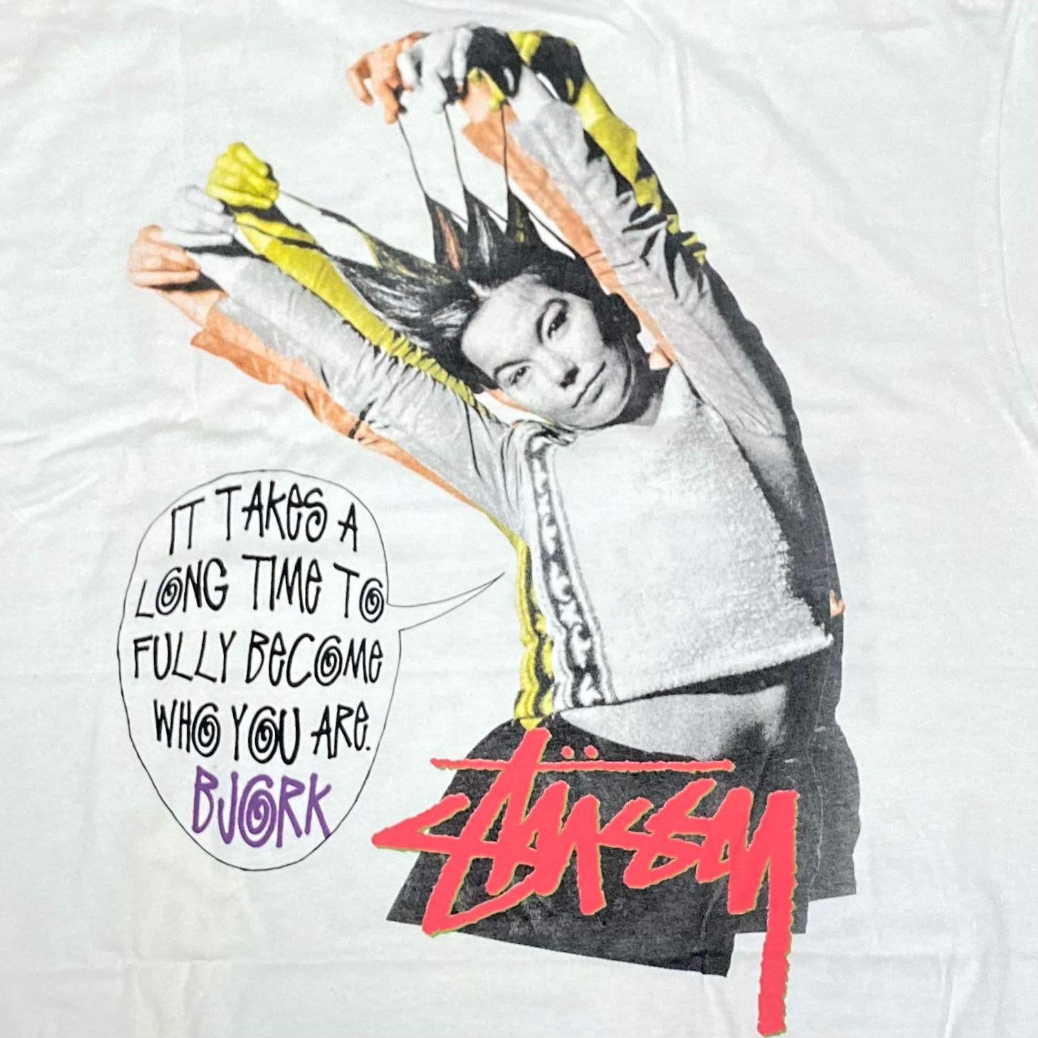 未着用美品 STUSSY Tシャツ BJORK ビョーク シャドウマン ステューシー
