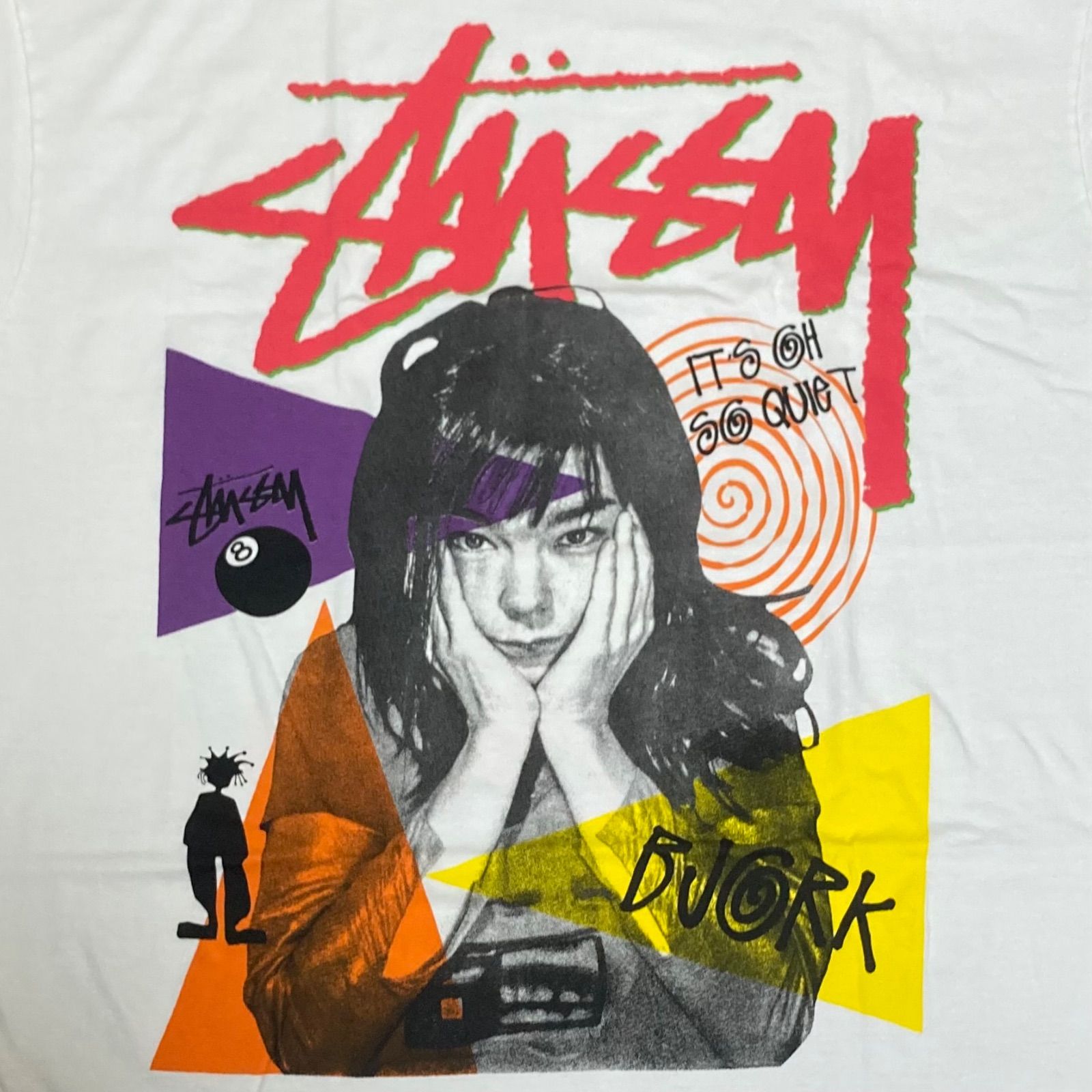 未着用美品 STUSSY Tシャツ BJORK ビョーク シャドウマン ステューシー