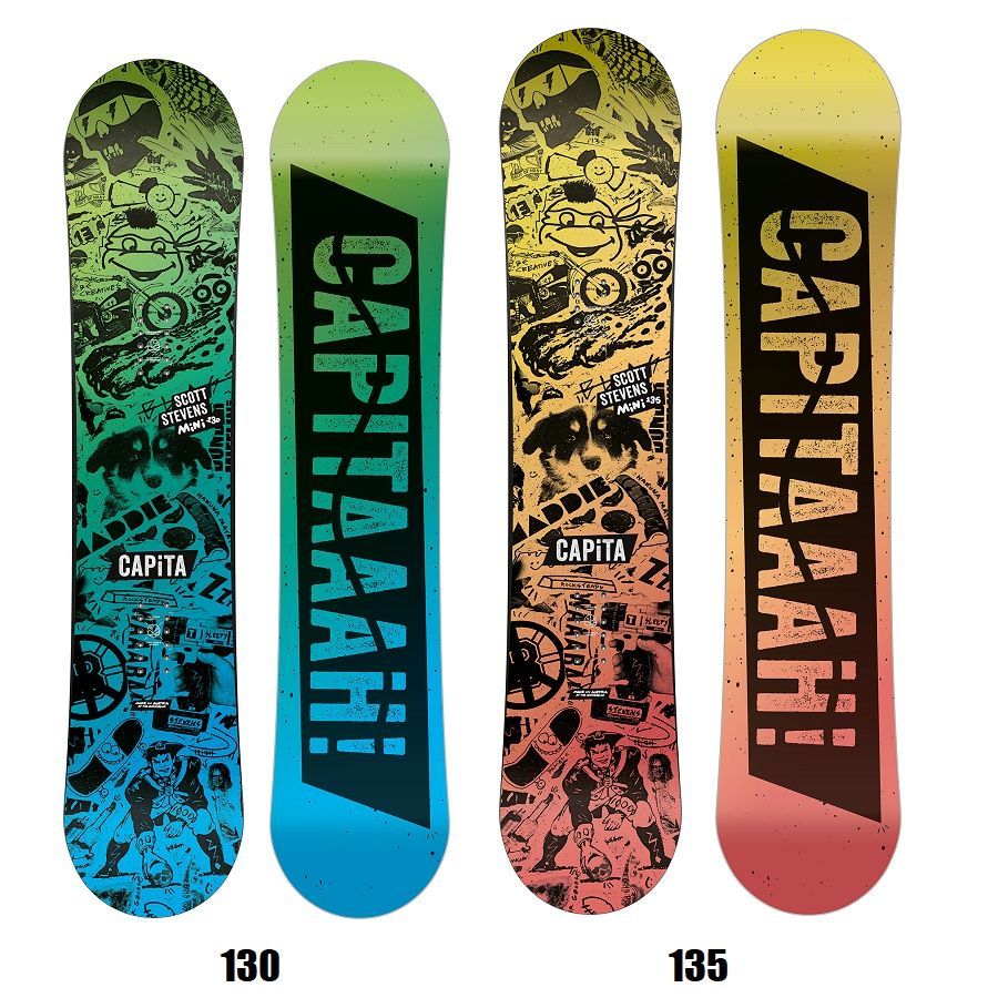 新品】26 CAPiTA SCOTT STEVENS MINI 130 正規品 保証付 子供用