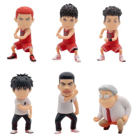 SLAM DUNK FIGURE COLLECTION -湘北SET2- スラムダンク フィギュア 6種