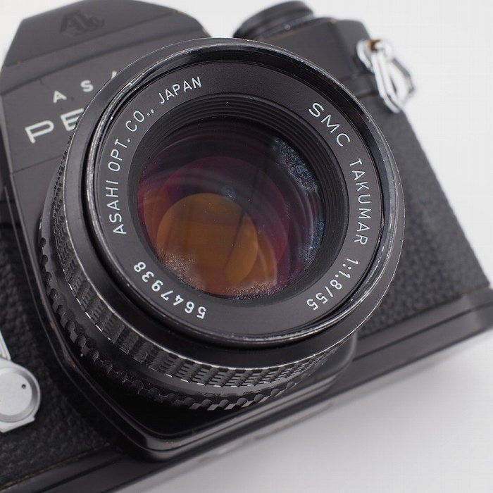 ペンタックス) 節約 PENTAX SPFブラック+SMCT55/1.8 ペンタックス SP