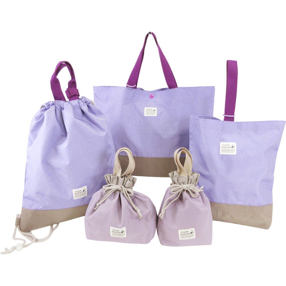 ☆ AF7243ラベンダー ☆ 入園入学5点セット 入園 レッスンバッグ