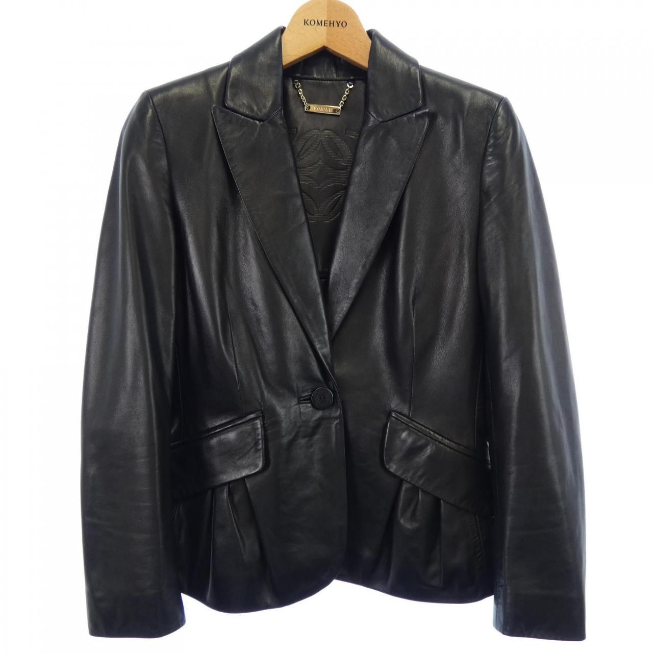 ロエベ　レザージャケット LOEWE】Made in Spain 60's Leather Jacket（ロエベ スペイン製 レザー
