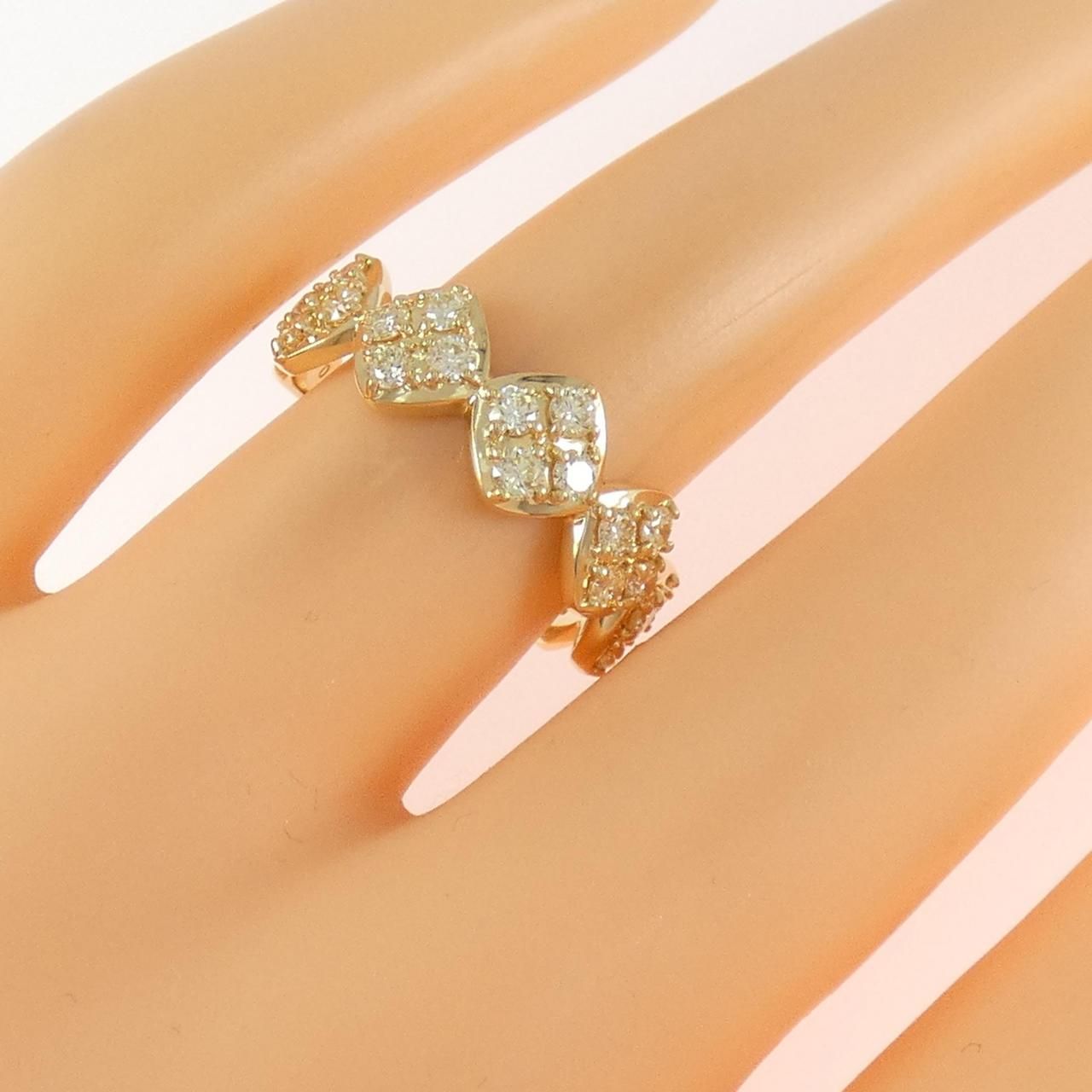 ショーメ ダイヤモンド リング K18YG CHAUMET Chaumet ショーメ K18PG ピンクゴールド リアン オープン