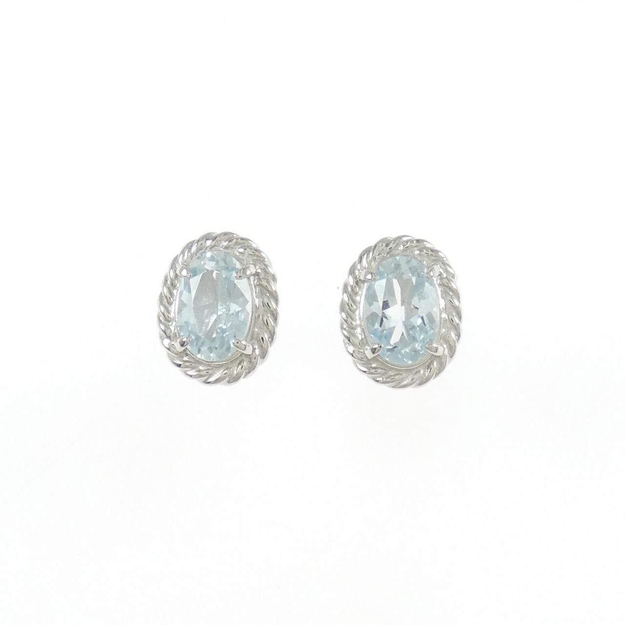 新品PT900アクアマリンダイヤリング PT900 アクアマリン ピアス - メルカリ