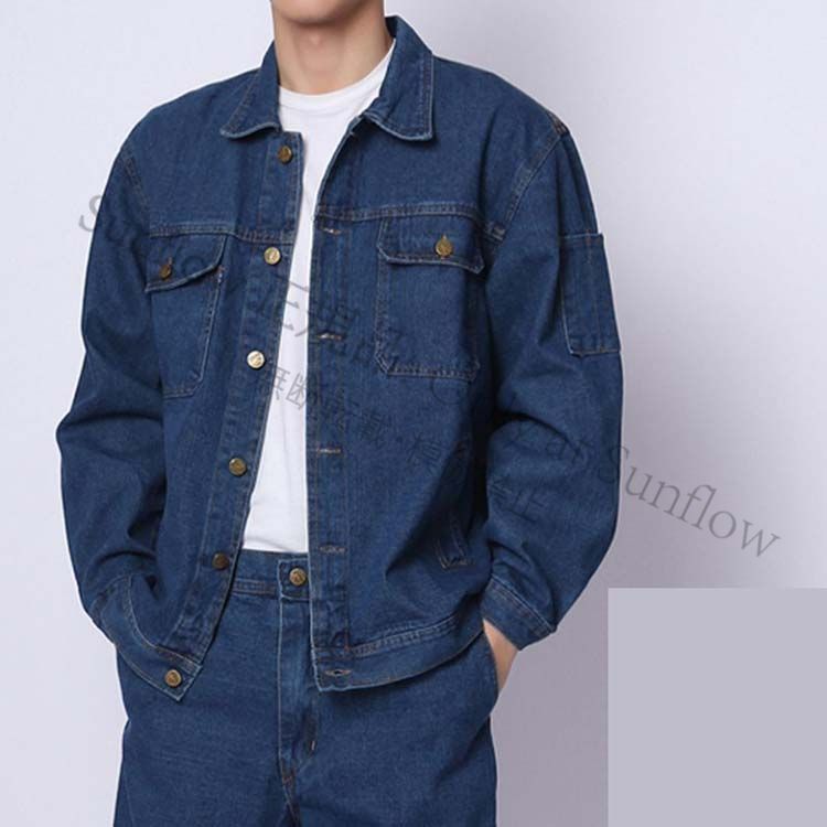 新品未使用】ジャケット上下セット デニムジャケット かっこいい 作業