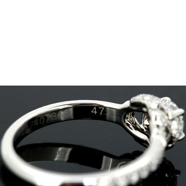 ショーメ リアン ダムール ダイヤリング 指輪 0.5ct/D/VVS2/3EX