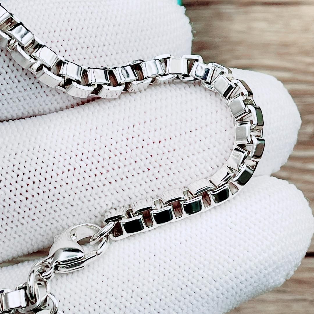 ◇ティファニー◇ 新品仕上済 ベネチアン ブレスレット Ag925 16.3g ◇ティファニー◇新品仕上済 ベネチアン ブレスレット Ag シルバー