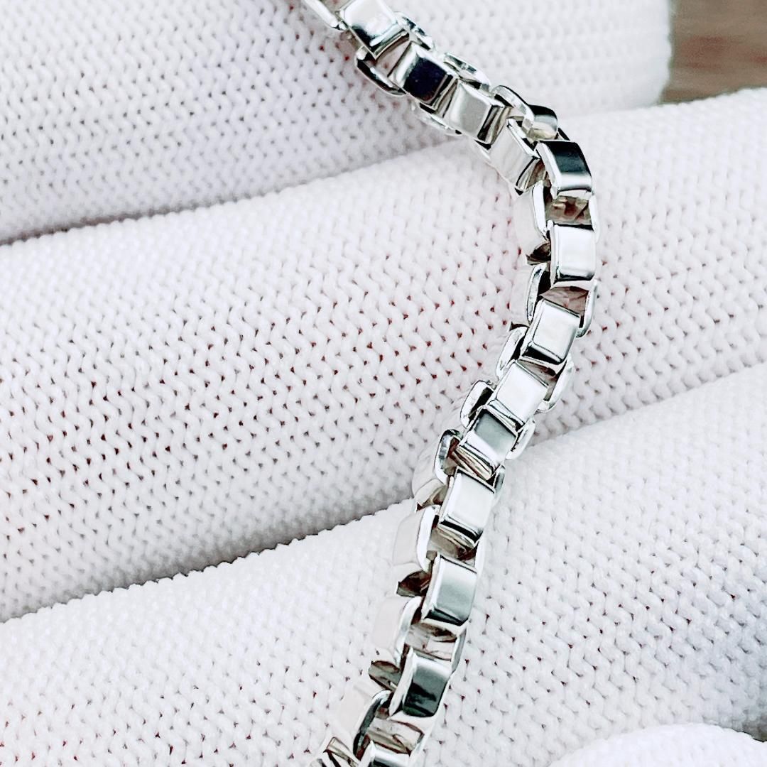 ◇ティファニー◇新品仕上済 ベネチアン ブレスレット Ag シルバー