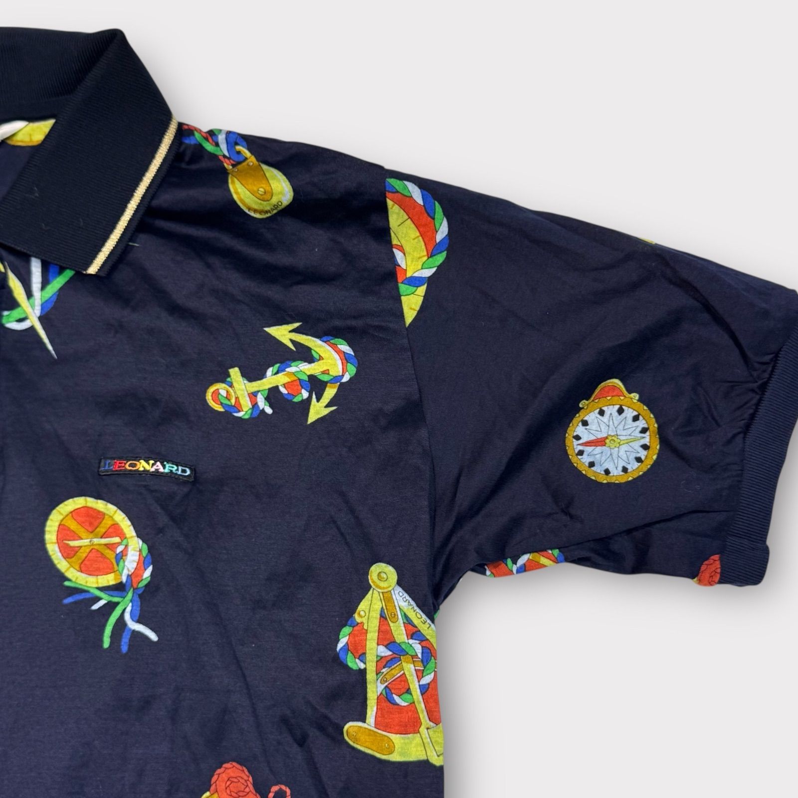 極美品！LEONARD SPORT レオナール スポーツ ポロシャツ トップス 半袖
